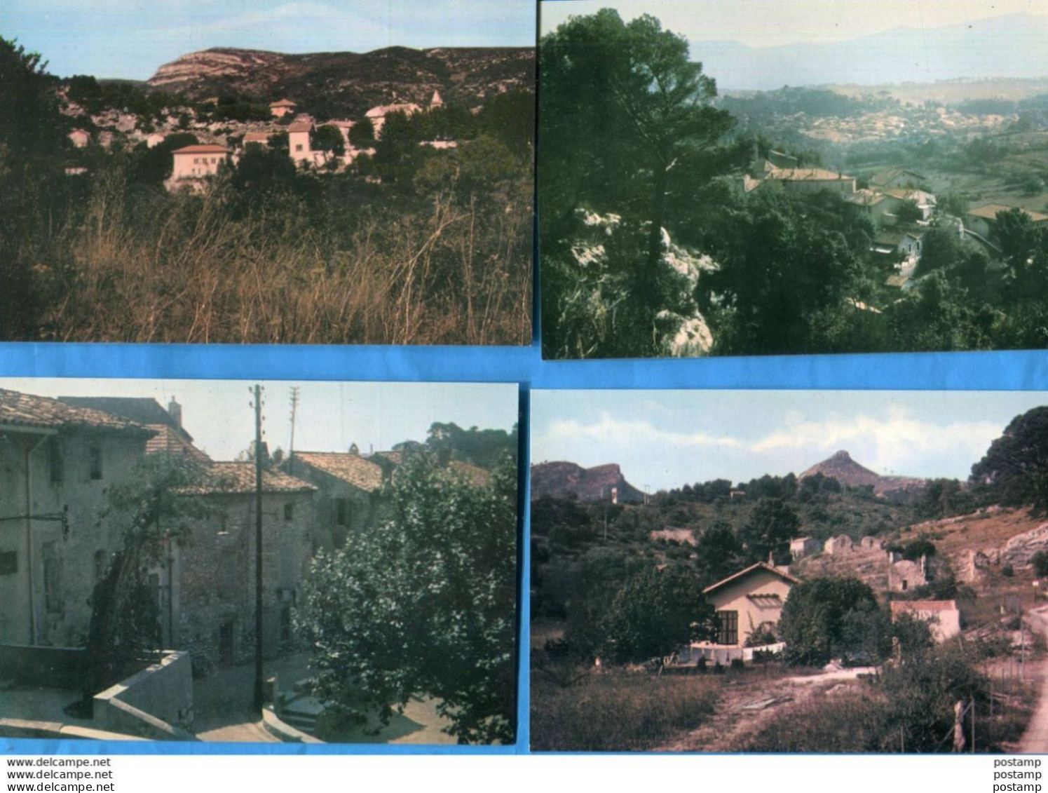 Marseille-LA TREILLE-9 Cartes Neuves Différentes Vues Du Village Et Alentours-années 60-éditJasyber - Les Caillols, La Valentine