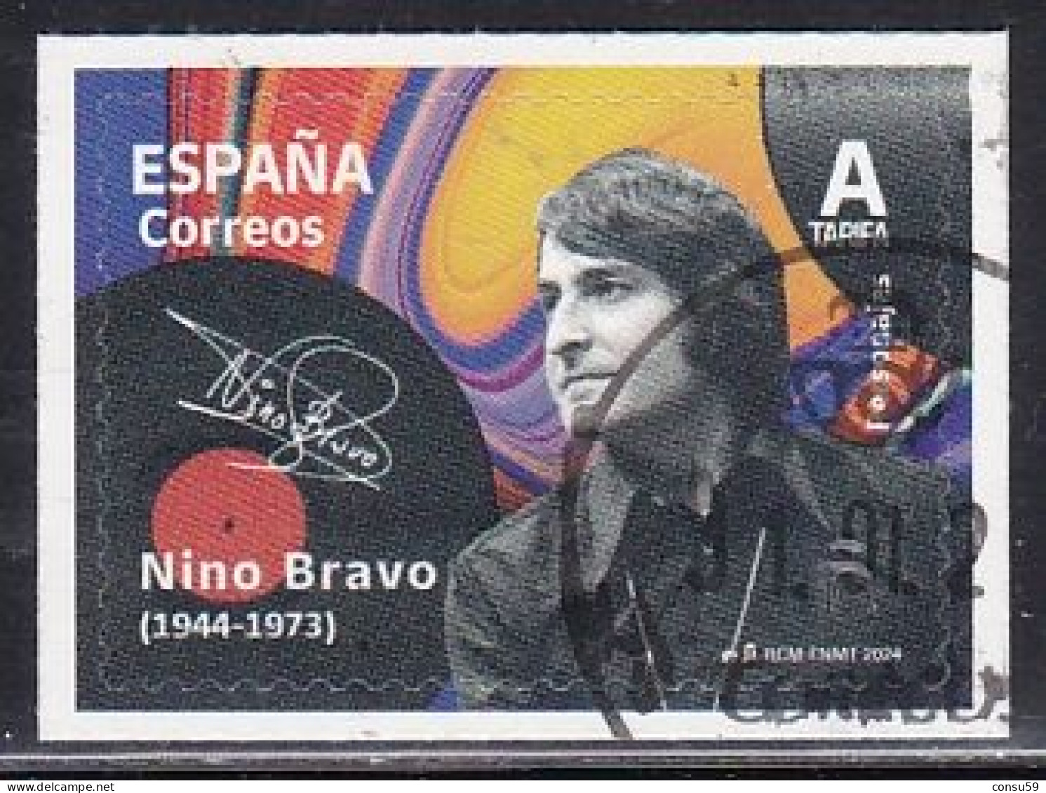 2024-ED. 5720-Personajes. Cantante. Música. Nino Bravo (1944-1973)- USADO - Used Stamps