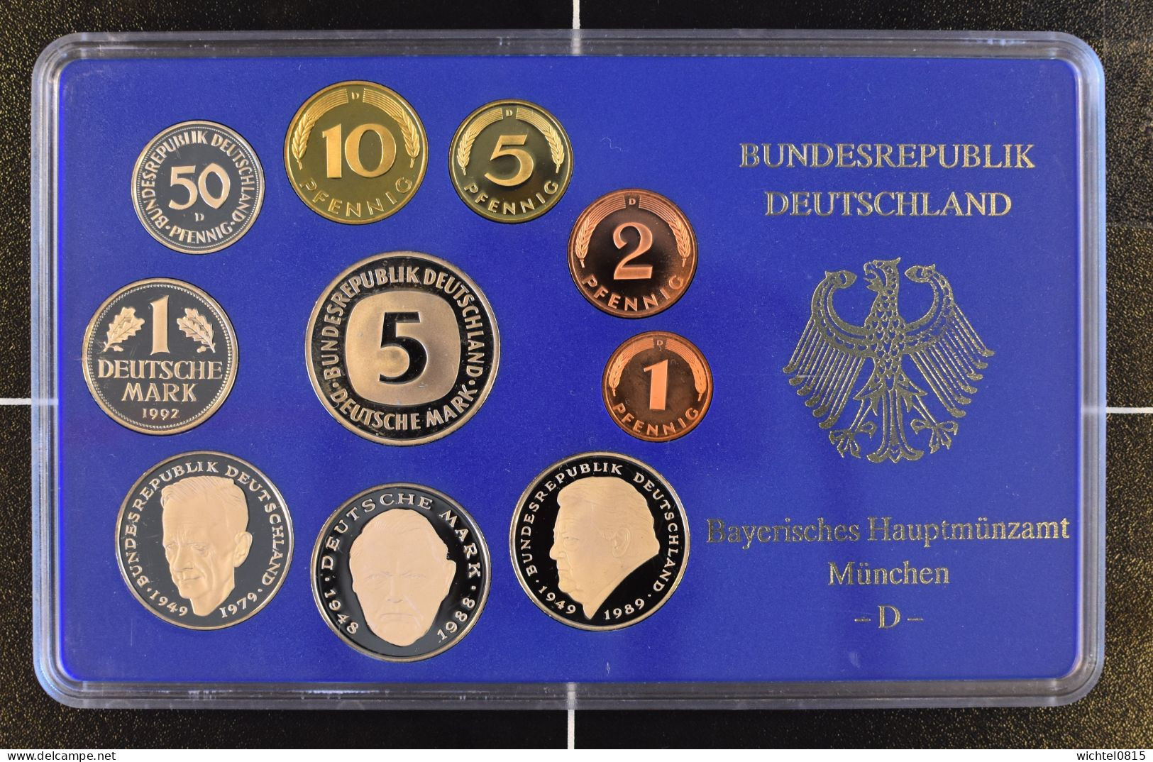 Kursmünzsatz BRD 1992 Prägestätte D [München] - Mint Sets & Proof Sets