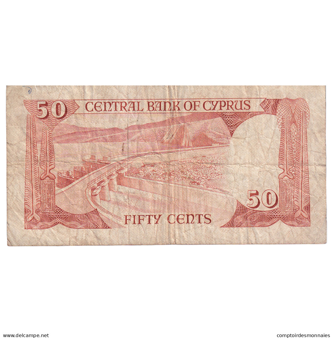 Billet, Chypre, 50 Cents, 1983, 1983-10-01, KM:49a, TB - Chypre