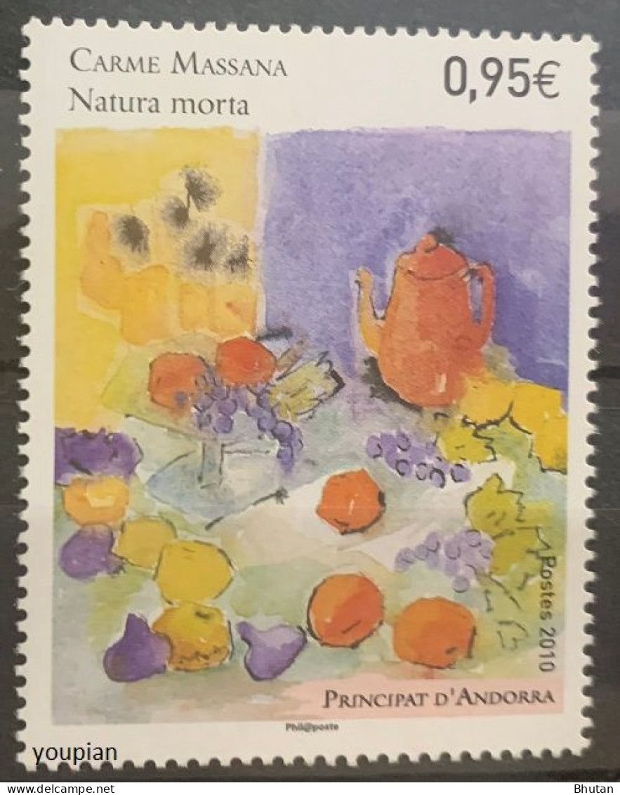 Andorra (French Post) 2010, Art, MNH Single Stamp - Neufs