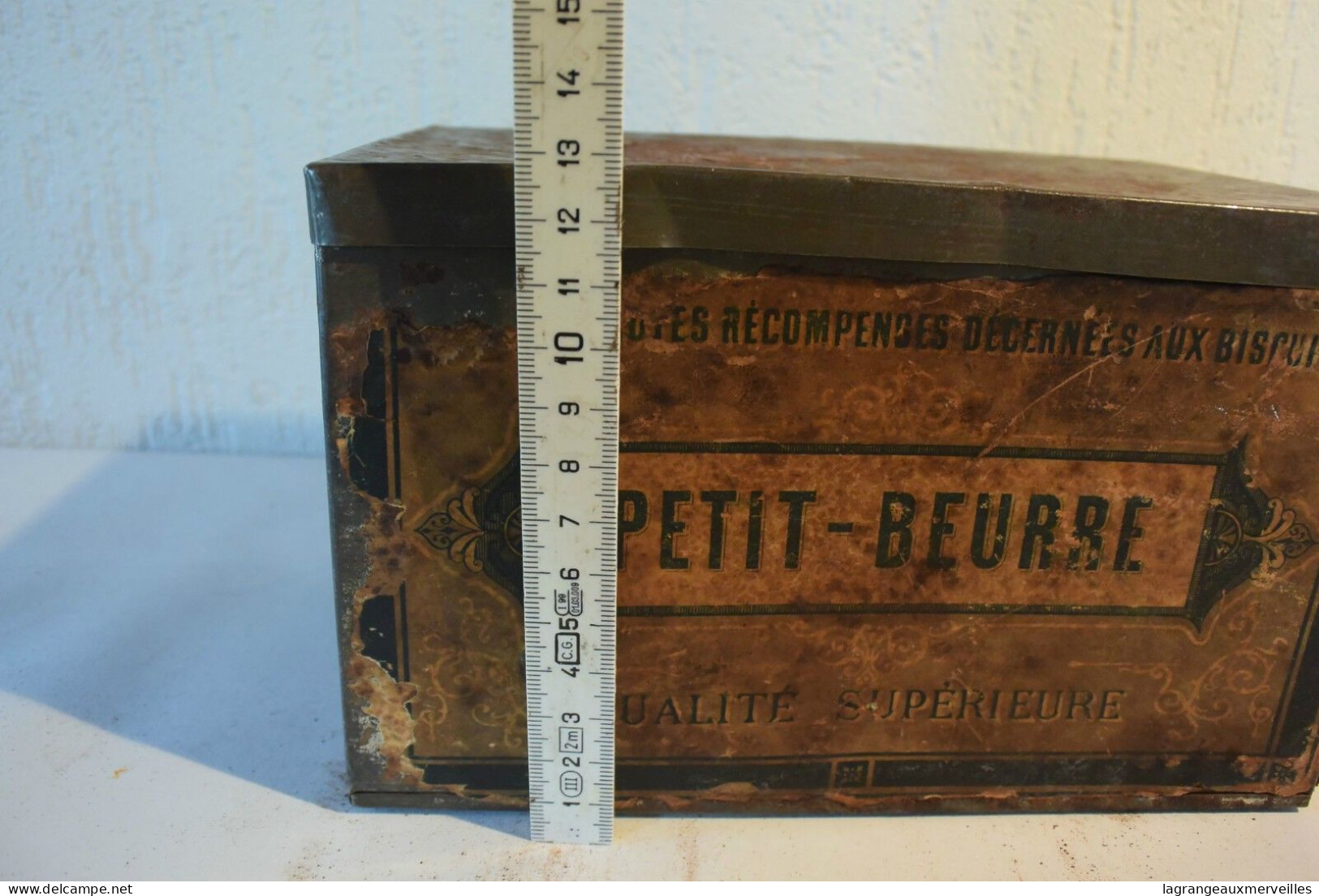 C36 Authentique Boite En Métal PETIT BEURRE 50' 60' - Boxes