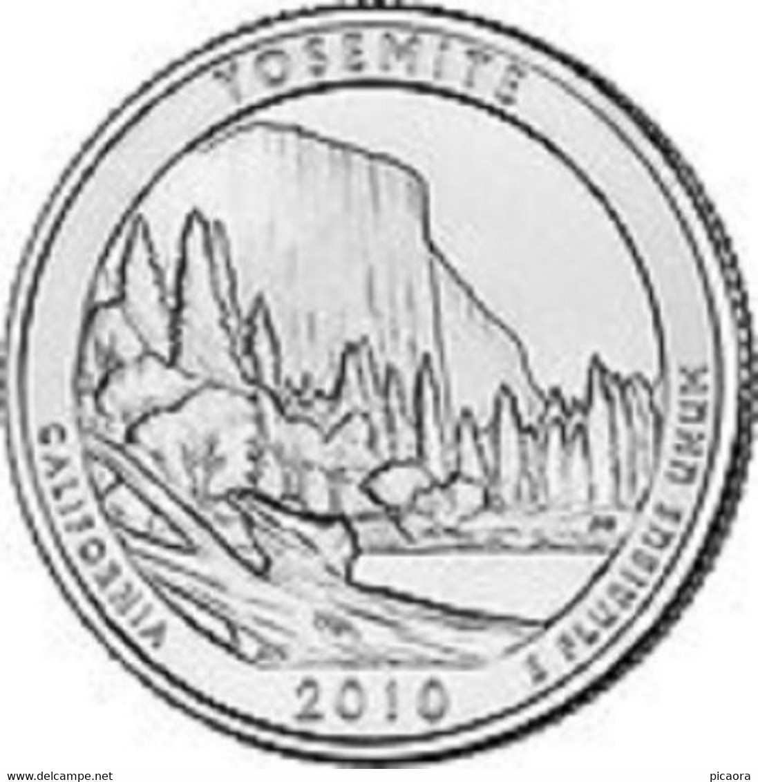 USA EEUU 25 CENTS. QUARTER DOLLAR YOSEMITE 2010 D O P A ELEGIR UNC NEW - 2010-...: National Parks