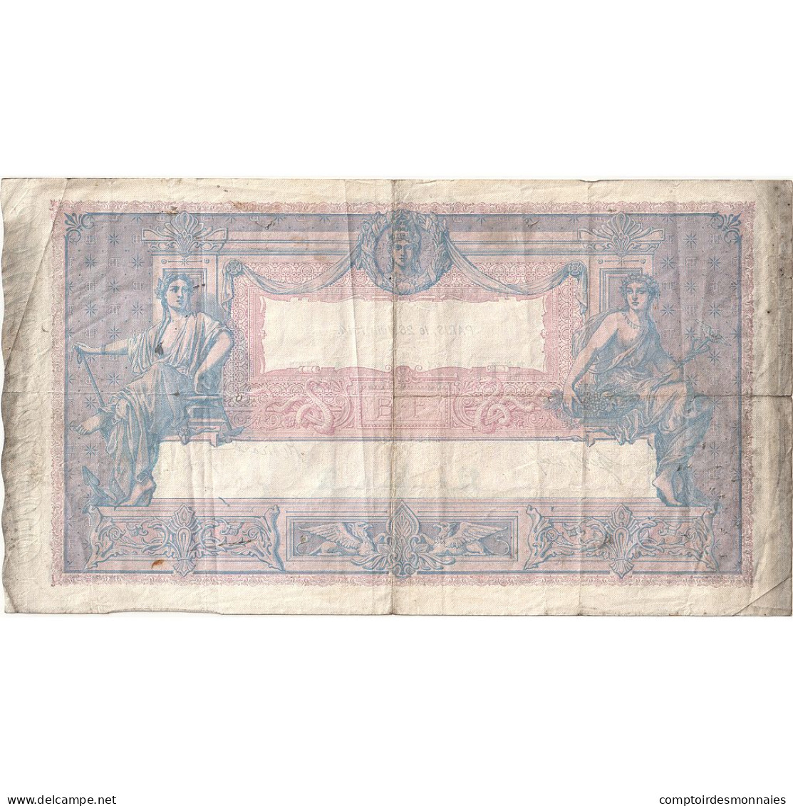 France, 1000 Francs, Bleu Et Rose, 1914, A.876, TB, Fayette:36.28, KM:67g - 1 000 F 1889-1926 ''Bleu Et Rose''