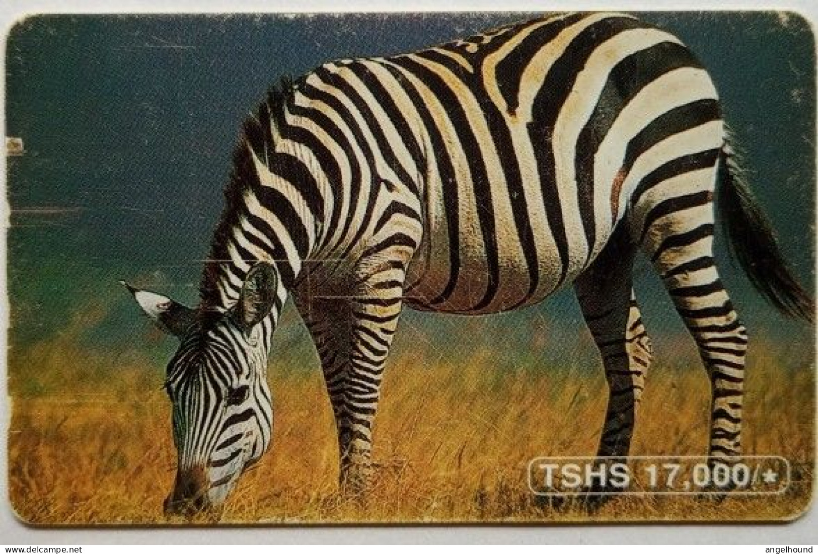 Tanzania 17,000 Shillings " Zebra " - Tansania