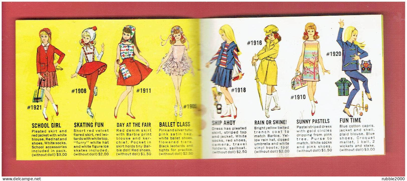 CATALOGUE AMERICAIN 1964 POUPEE BARBIE KEN SKIPPER MIDGE ALLAN SKOOTER RICKY MATTEL - Barbie