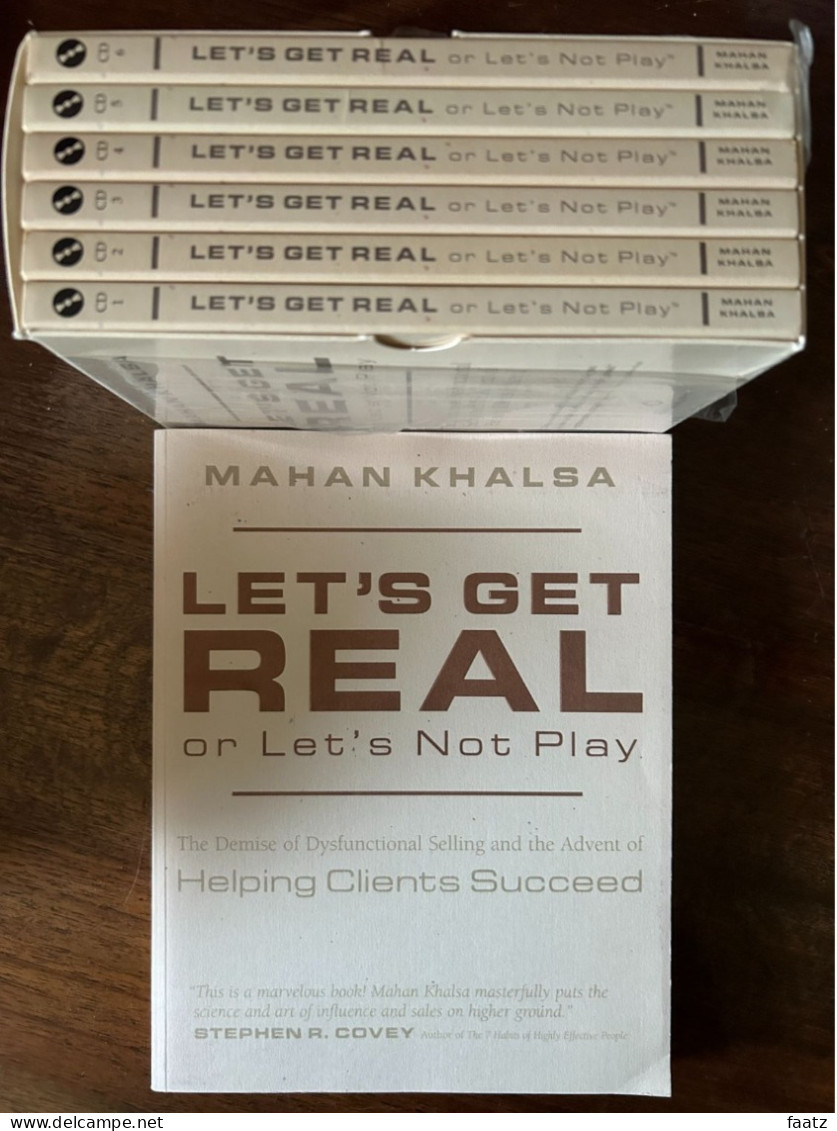 Formation Ventes - Lets Get Real - Helping Clients Succeed (Mahan Khalsa - FranklinCovey), Livre + 6CDs (7 Hrs Audio) - Zaken/ Beheer