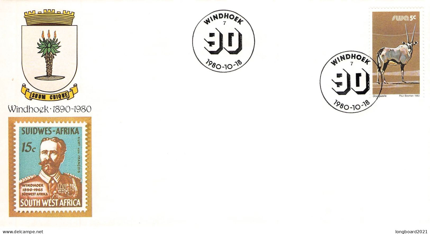 SOUTH WEST AFRICA - COLLECTION OF 14 COVERS / 5077 - Südwestafrika (1923-1990)