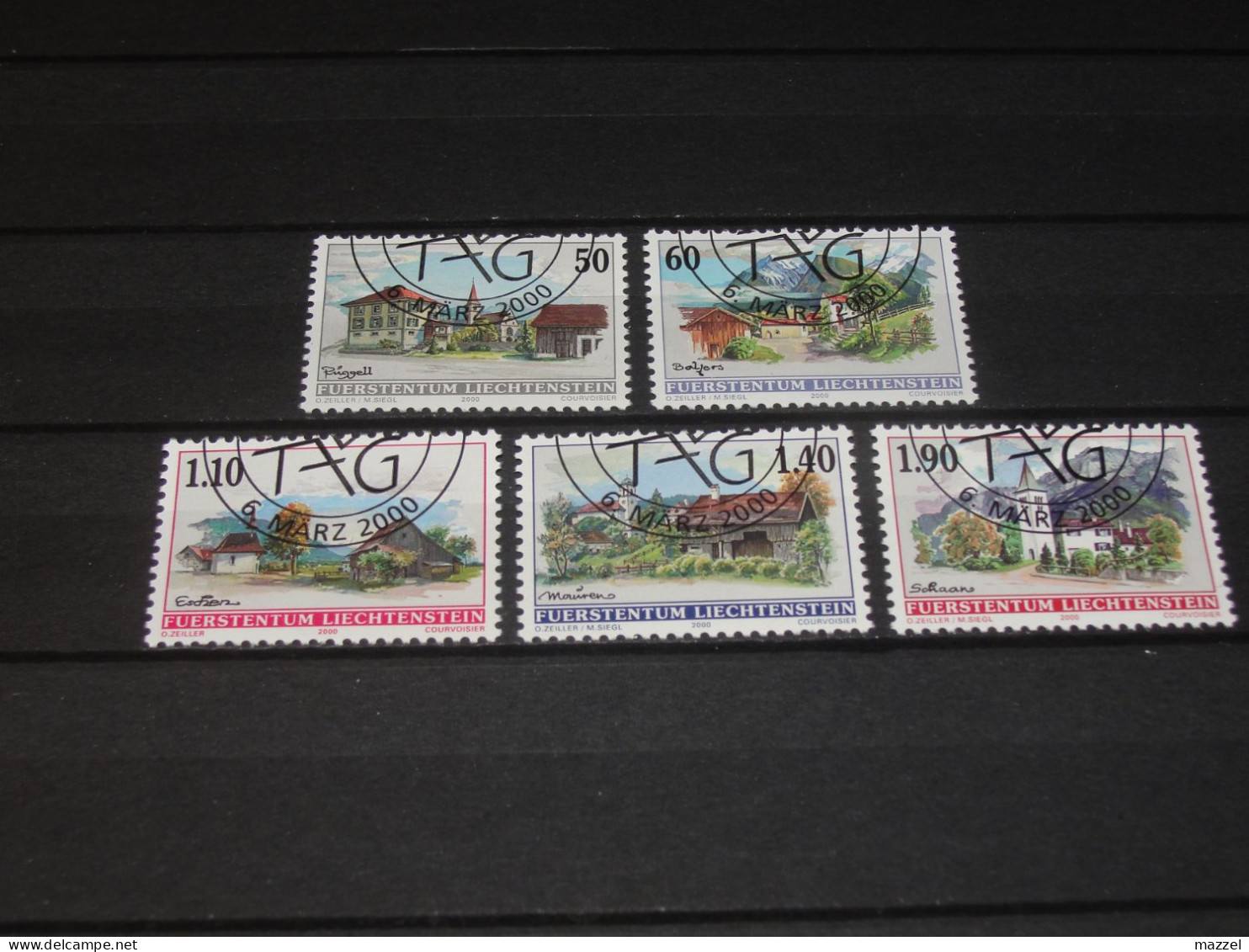 LIECHTENSTEIN   SERIE  1229-1233  GEBRUIKT (USED) - Usati