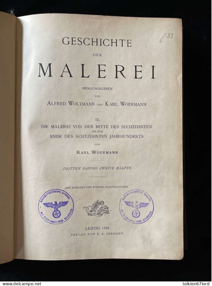 REICHSUNIVERSITÄT STRASSBURG Strasbourg 67 Bas-Rhin Alsace Elsass Malerei Peinture Kunst Art Université 1888 - Malerei & Skulptur