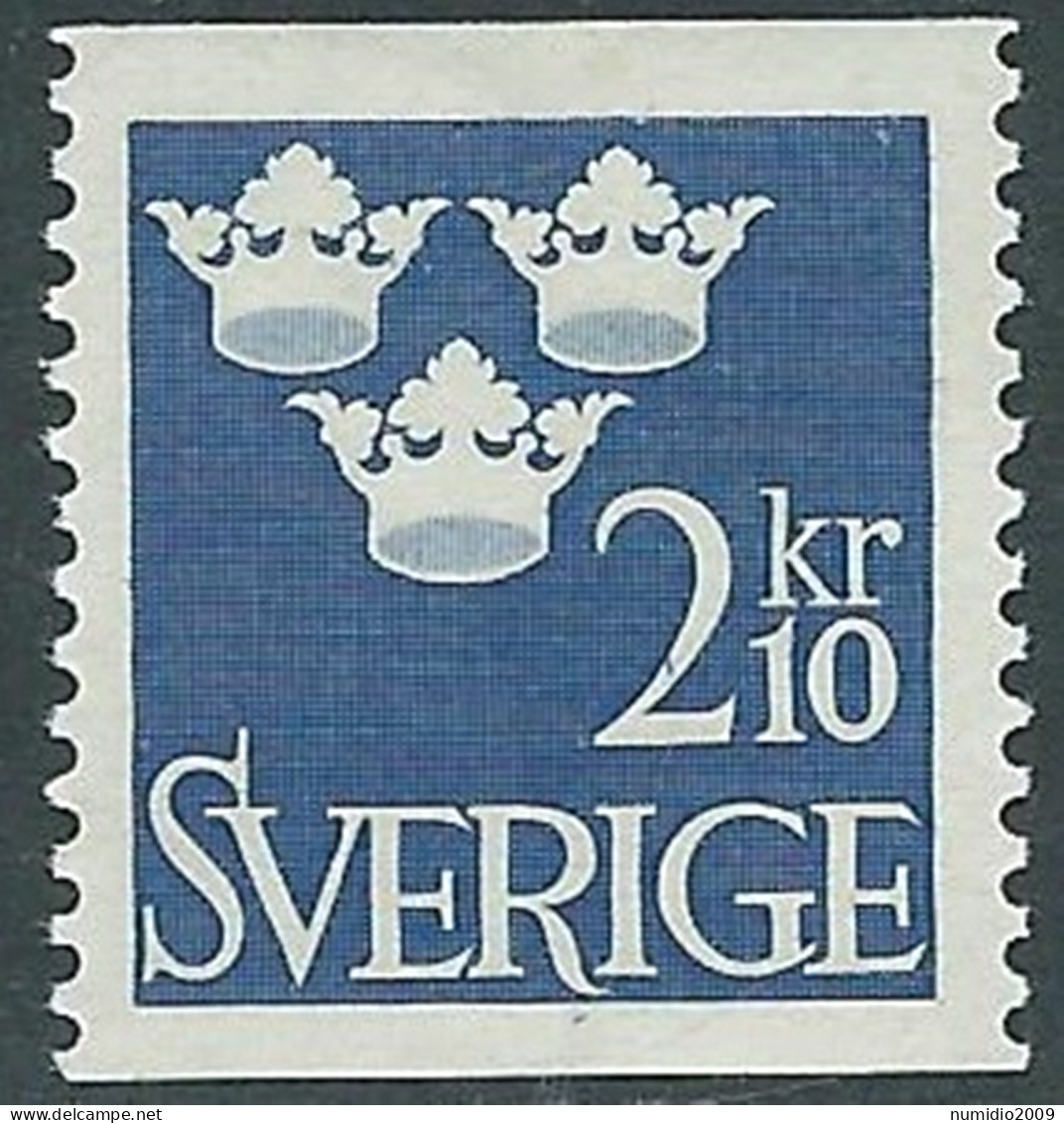 1951-54 SVEZIA TRE CORONE 210 ORE MNH ** - RB8-10 - Ungebraucht