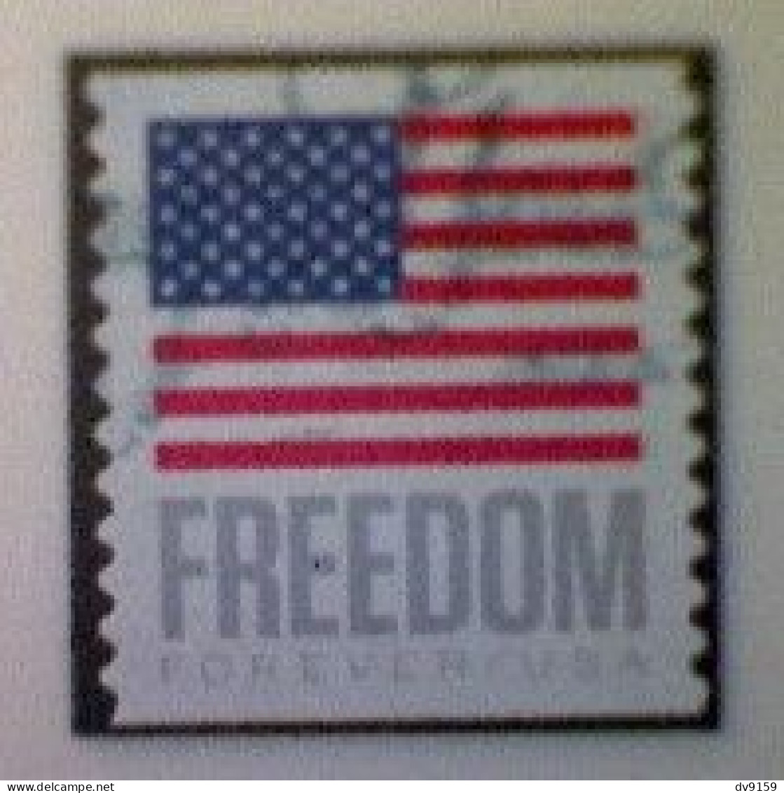United States, Scott #5789a, Used(o), 2023 Coil, Freedom Flag, (63¢), Gray, Blue, And Red - Usados
