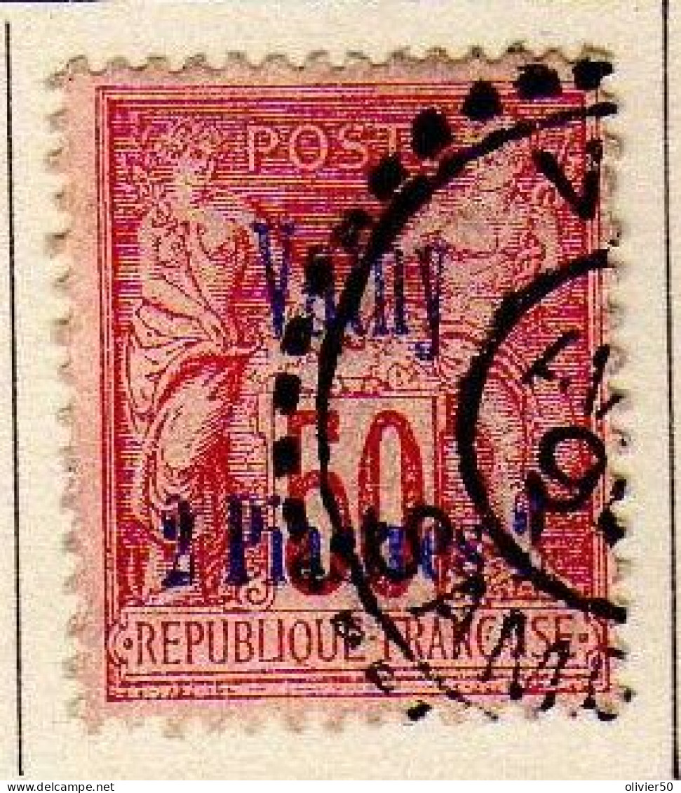 Vathy - (1893-1900) -  2 Pi. Sur  50 C.  Type Sage -  Oblitere - Used Stamps