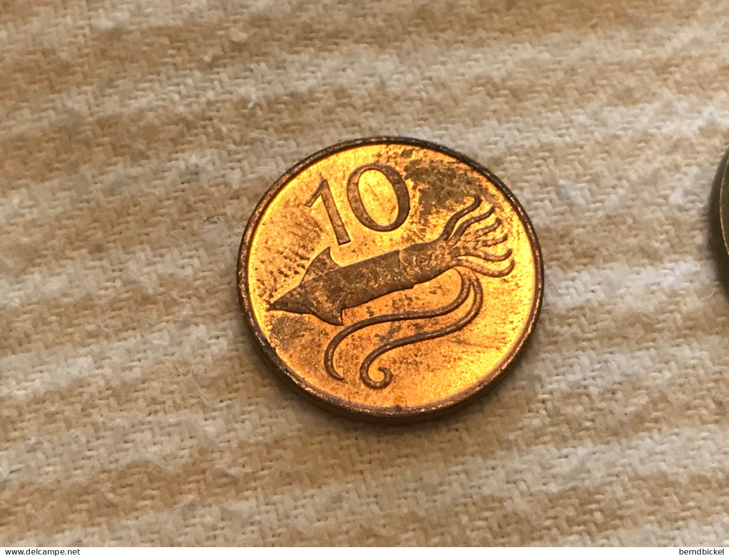Münze Münzen Umlaufmünze Island 10 Aurar 1981 - Island