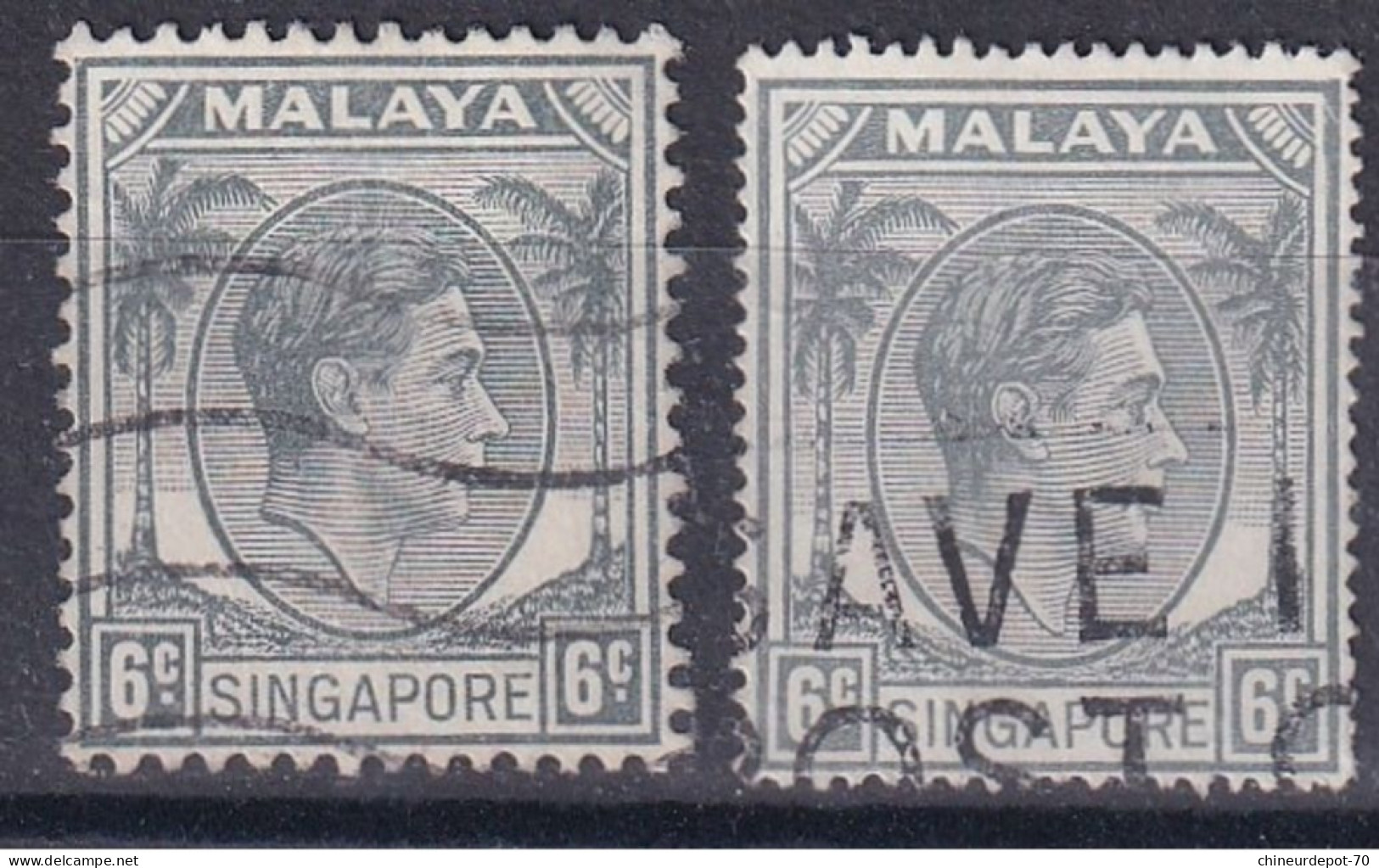 Singapour Singapore Malaya Dents !!! - Singapur (...-1959)