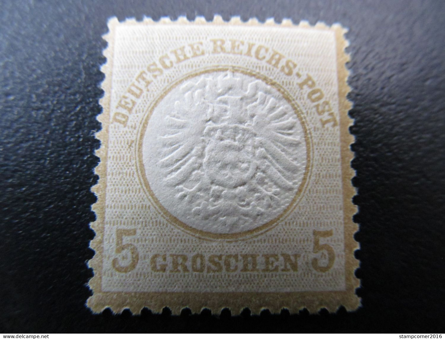 DR Nr. 22, 1872, Groβem Brustschild, Postfrisch, BPP Geprüft, Mi 180€  *DEL314* - Unused Stamps