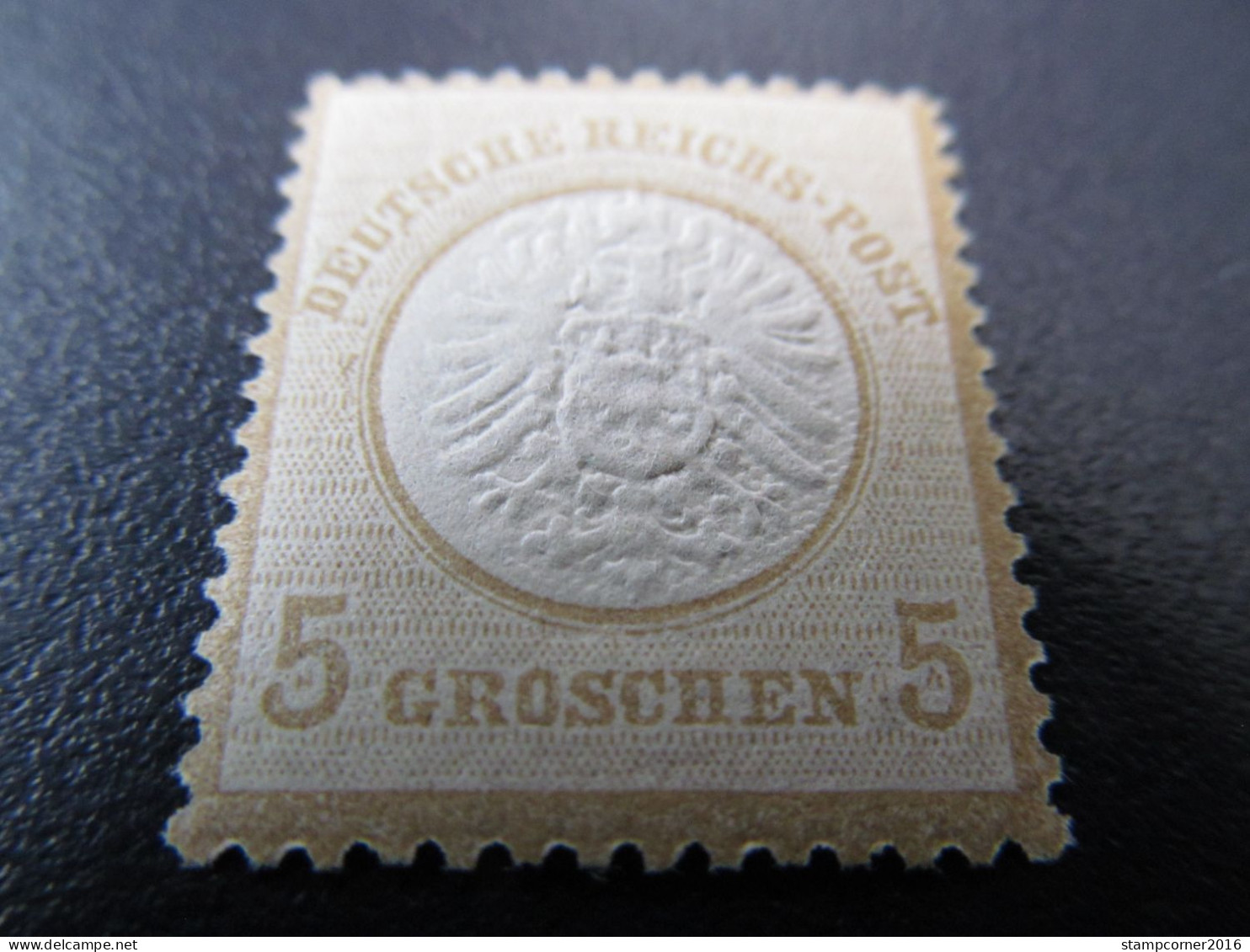 DR Nr. 22, 1872, Groβem Brustschild, Postfrisch, BPP Geprüft, Mi 180€  *DEL314* - Nuovi