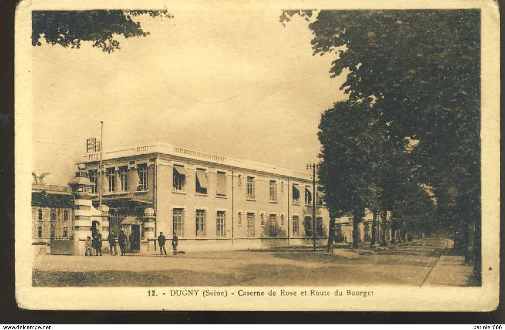 Dugny Caserne De Rose Et Route Du Bourget - Dugny