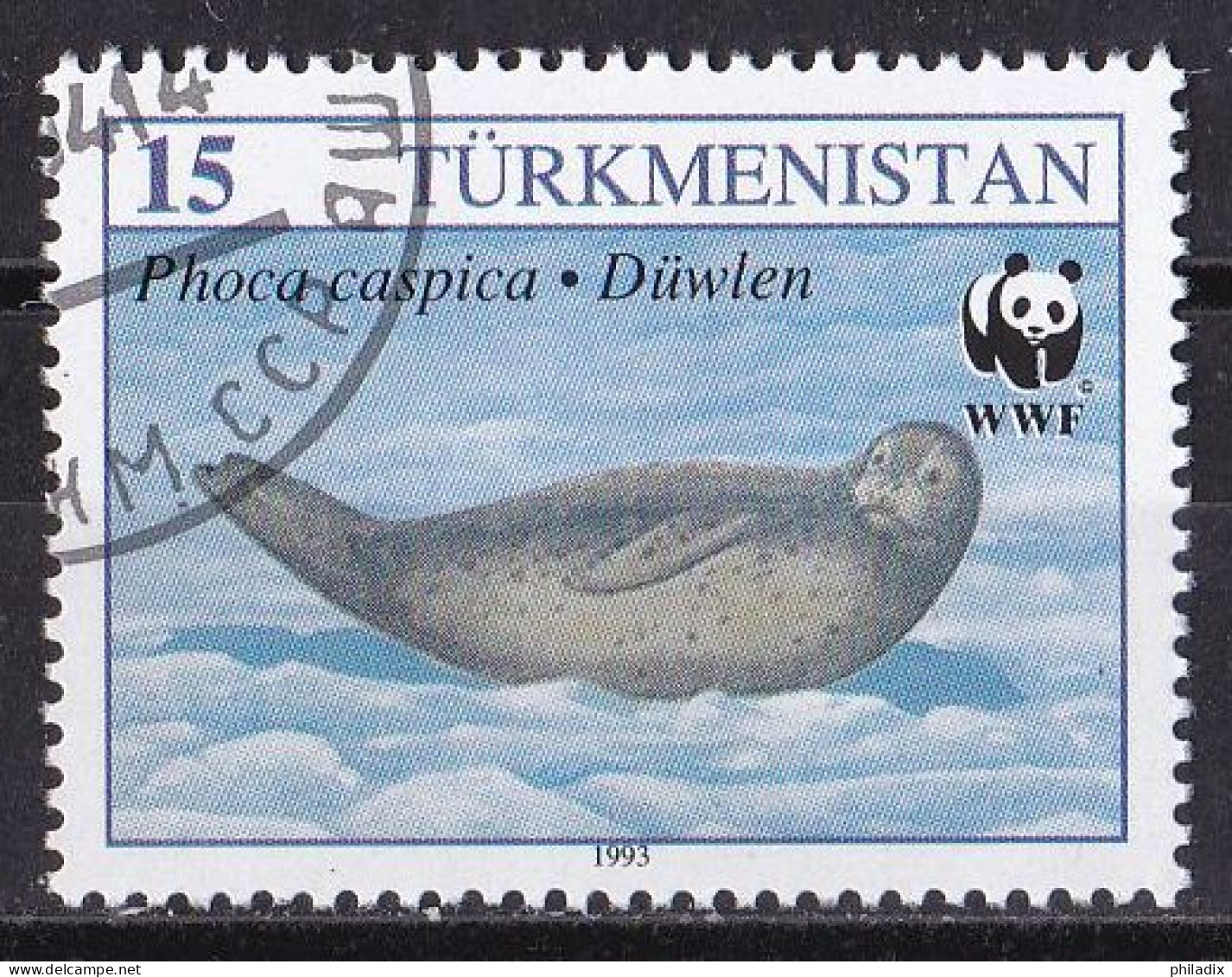 Turkmenistan Marke Von 1993 O/used (A4-10) - Turkménistan