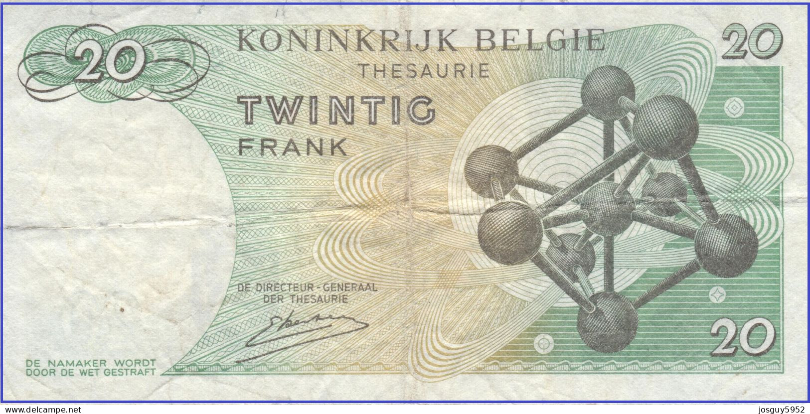 BELGIE - 20 FR 1964 - Nr 3O8970966 - Sonstige & Ohne Zuordnung