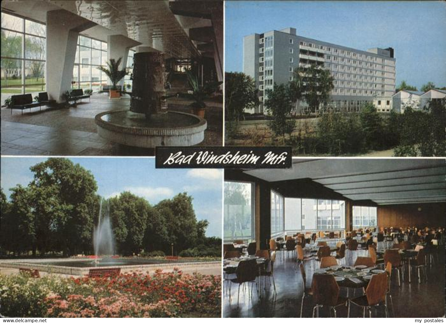 41235509 Bad Windsheim Sanatorium Frankenland, Wandelhalle, Kurpark Bad Windshei - Bad Windsheim