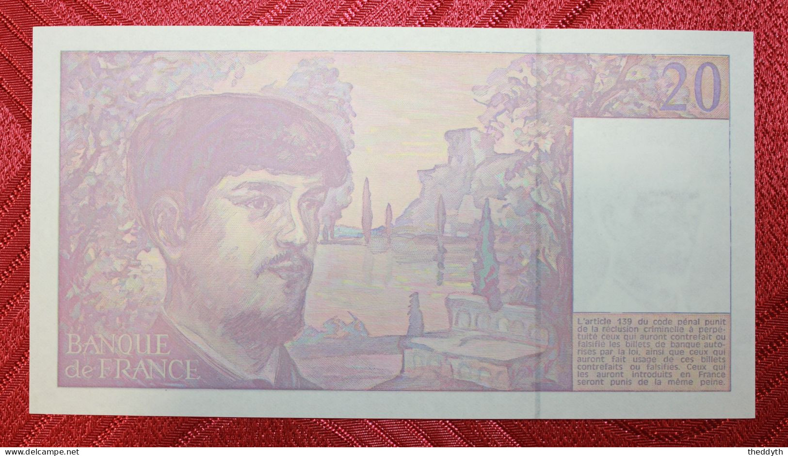 Billet 20 Francs Debussy 1992 – L.037 – Pr-NEUF - 20 F 1980-1997 ''Debussy''