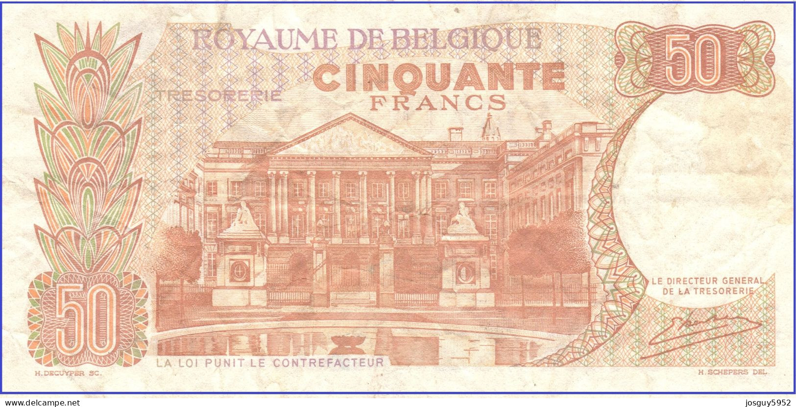 BELGIE - 50 FRANK 1966 - Nr 1270O9986 - Otros & Sin Clasificación