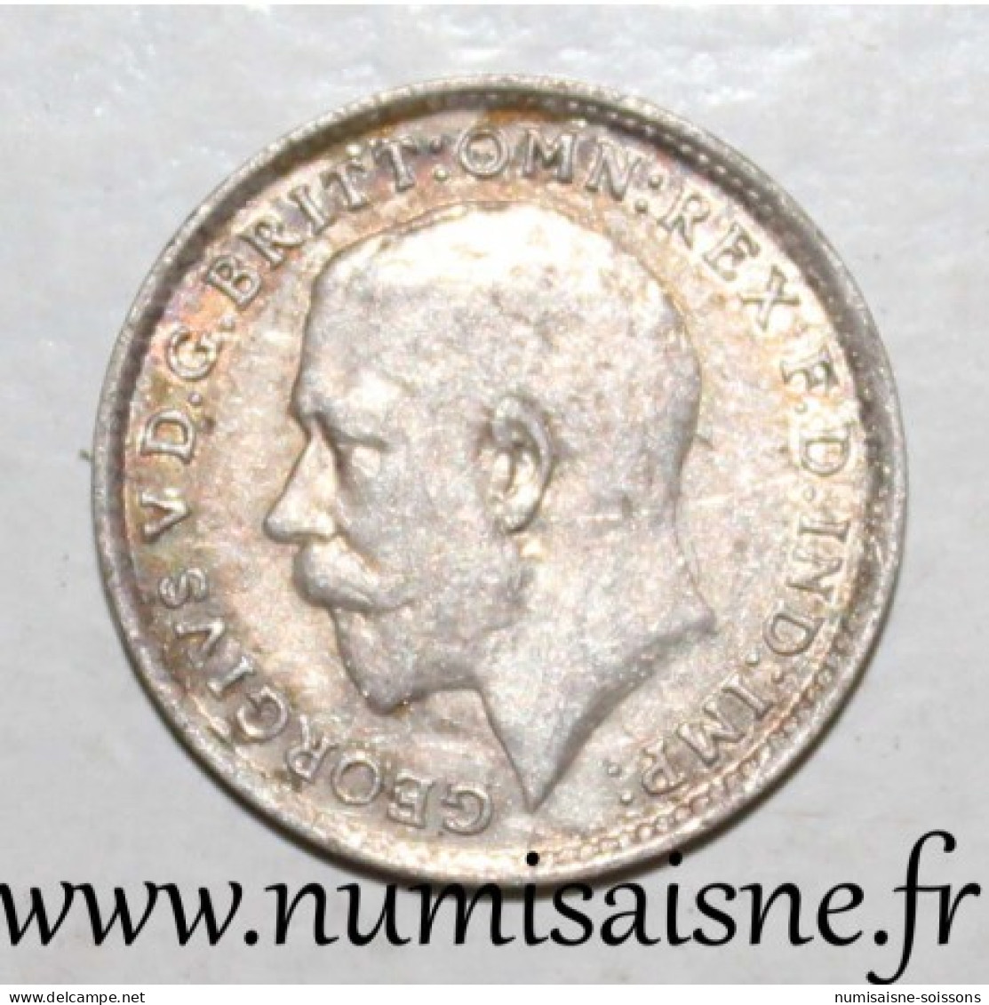 GRANDE BRETAGNE - KM 813 - 3 PENCE 1916 - GEORGE V - TTB - Autres & Non Classés