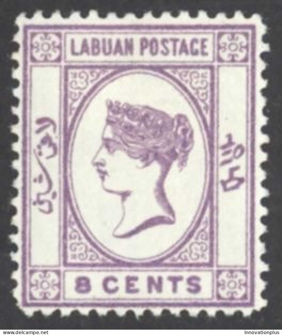 Labuan Sc# 44 MH 1894 8c Queen Victoria - Borneo Septentrional (...-1963)