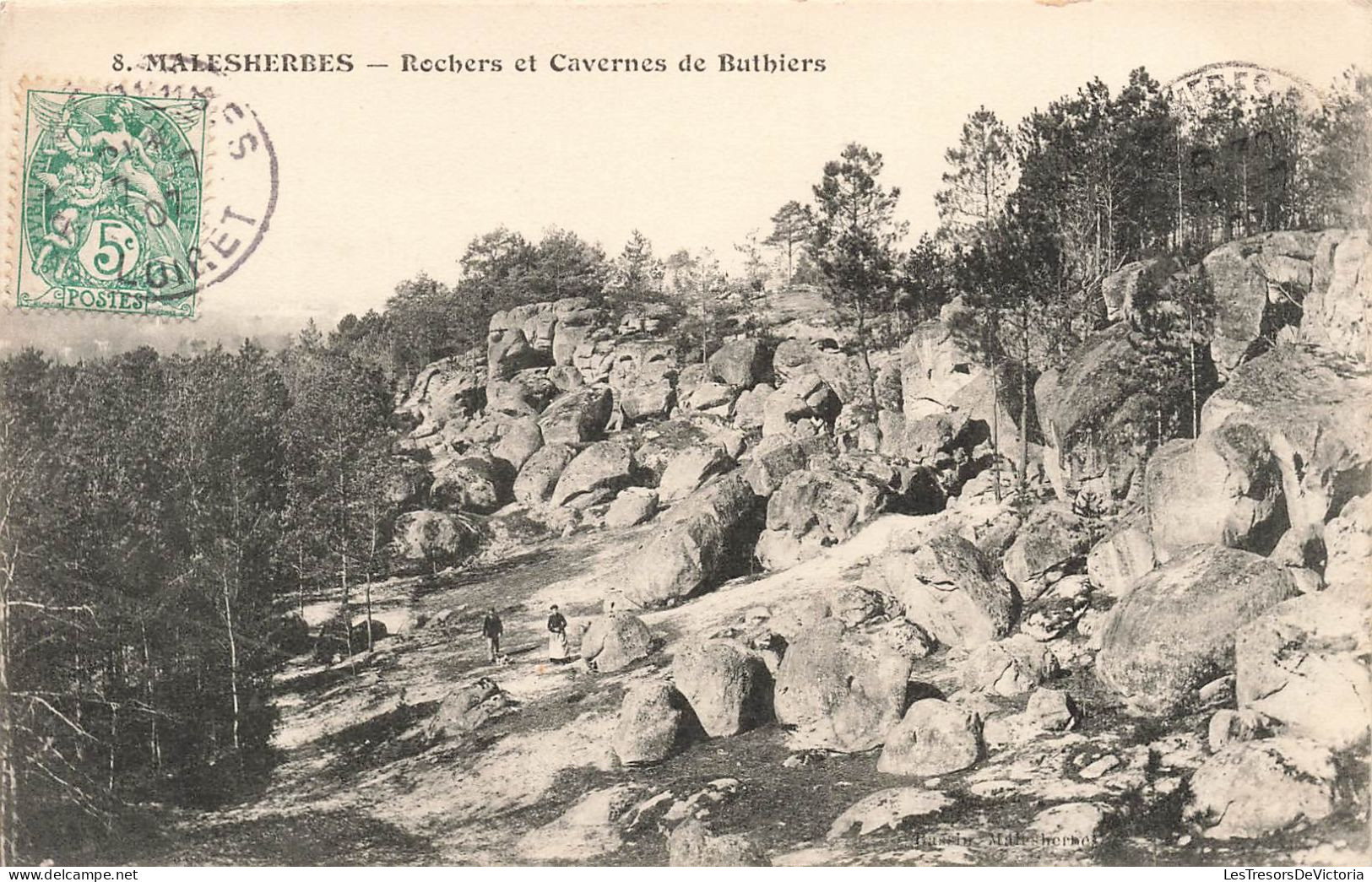 FRANCE - Malesherbes - Rochers Et Cavernes De Buthiers - Carte Postale Ancienne - Malesherbes