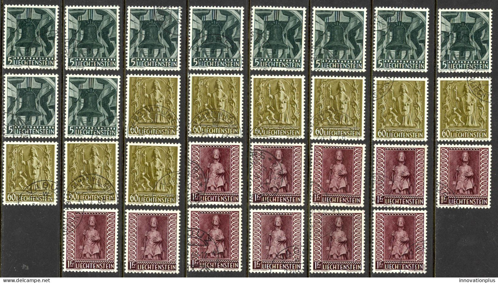 Liechtenstein Sc# 350-352 Assorted Used Lot/30 1959 Christmas - Oblitérés