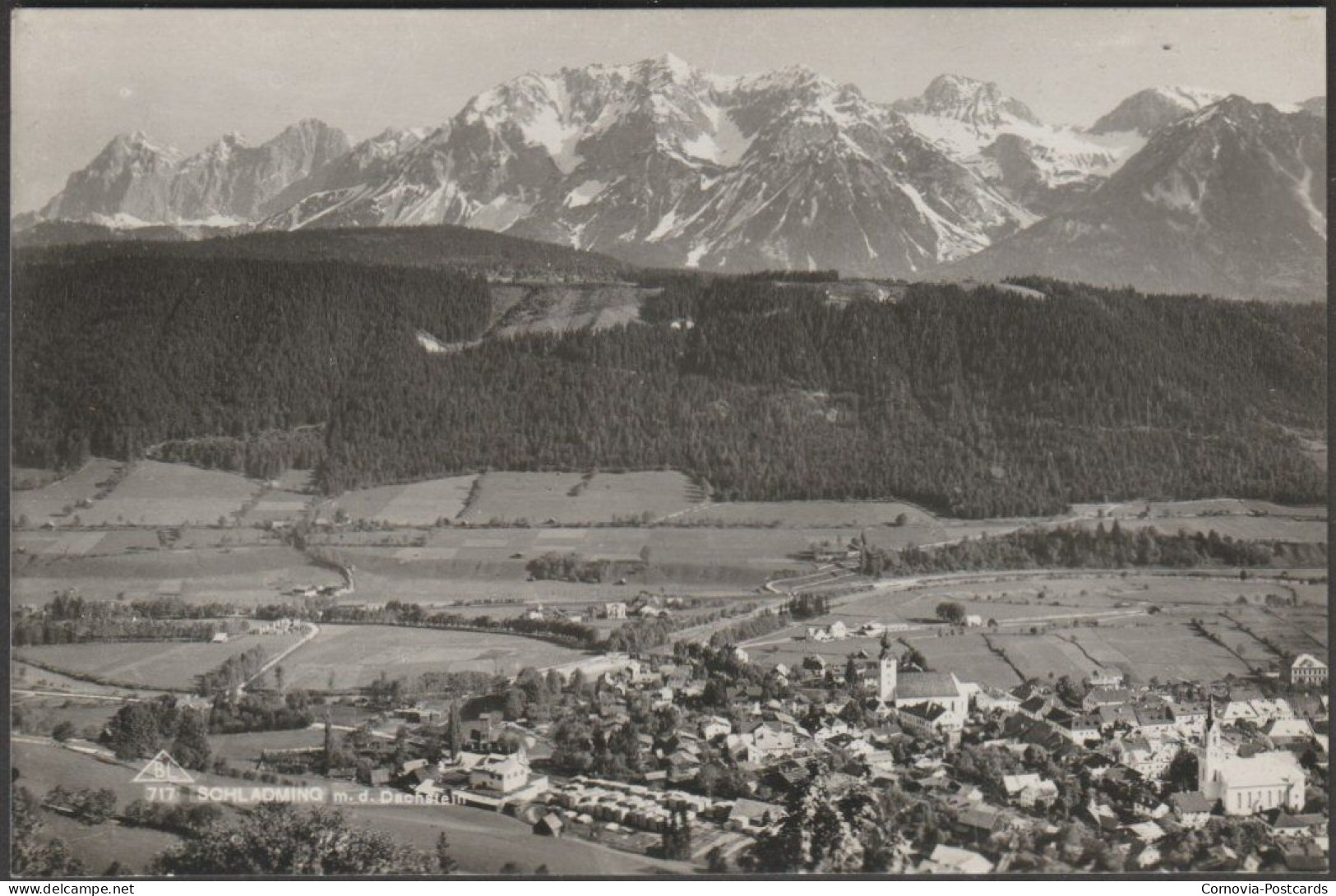 Schladming Mit Der Dachstein, 1931 - Brüder Lenz Foto-AK - Schladming