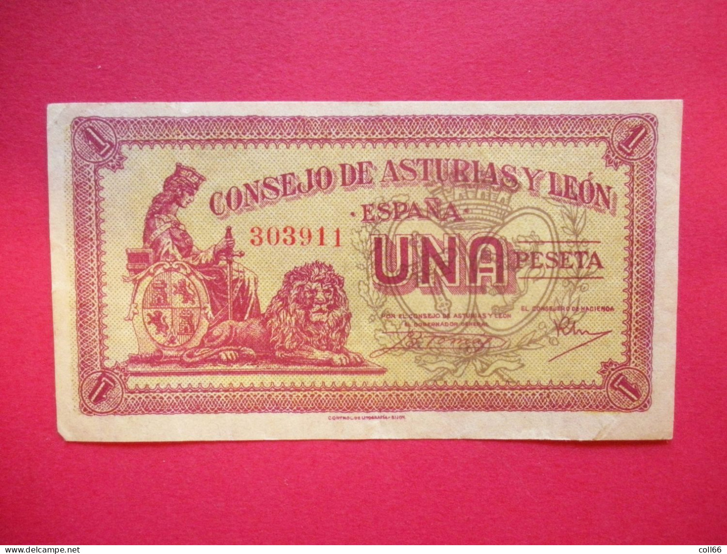 1936-37 Lot De 3 Billets Monnaie Locale Consejo De Asturias Y Léon 2 Pesetas 1 Peseta 25 Centimos Dos Scanné - Other & Unclassified