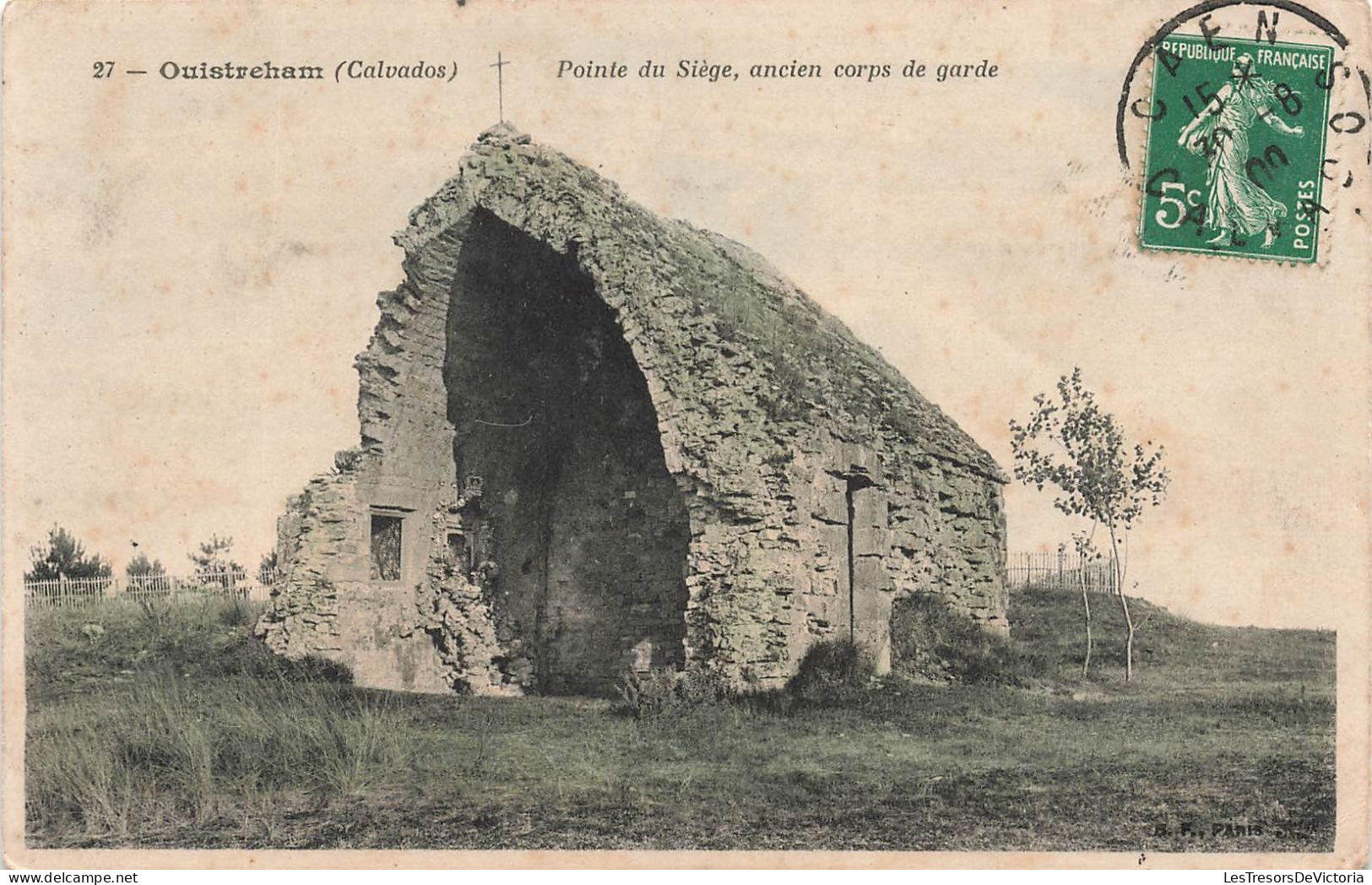 FRANCE - Ouistreham - Vue Sur La Pointe Du Siège Ancien Corps De Garde - Carte Postale Ancienne - Ouistreham