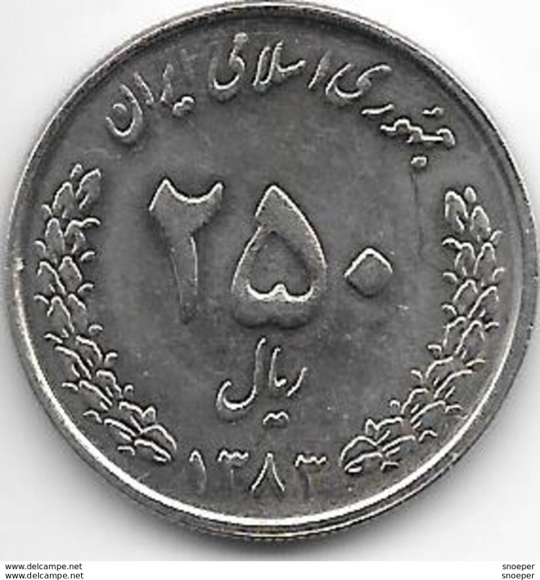 Iran 250 Rials Sh1383 Km 1268   Unc - Iran