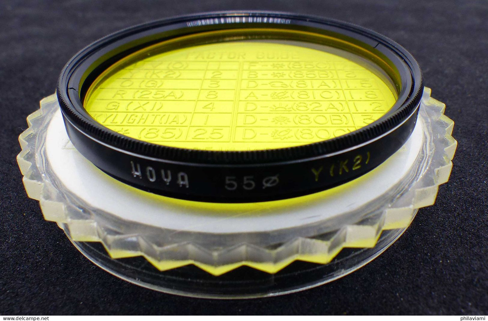 Hoya Trois Filtres: UV, Yellow Et CS (Cross Screen) Monture 55mm - Lenti