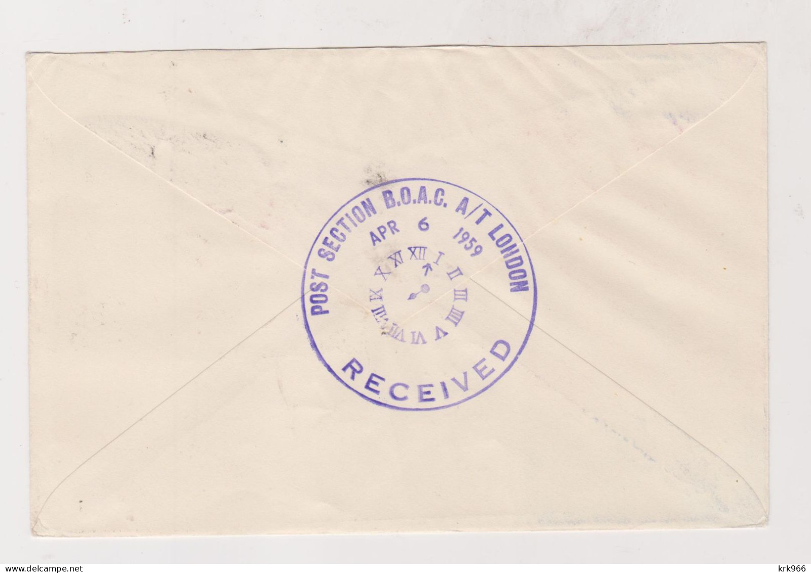 JAPAN 1959 Nice Airmail Cover To Great Britain First Flight TOKYO-LONDON - Airmail