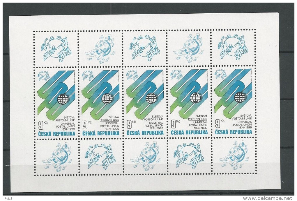 1999 MNH Ceska Republika, Kleinbogen,  Postfris - Blocchi & Foglietti