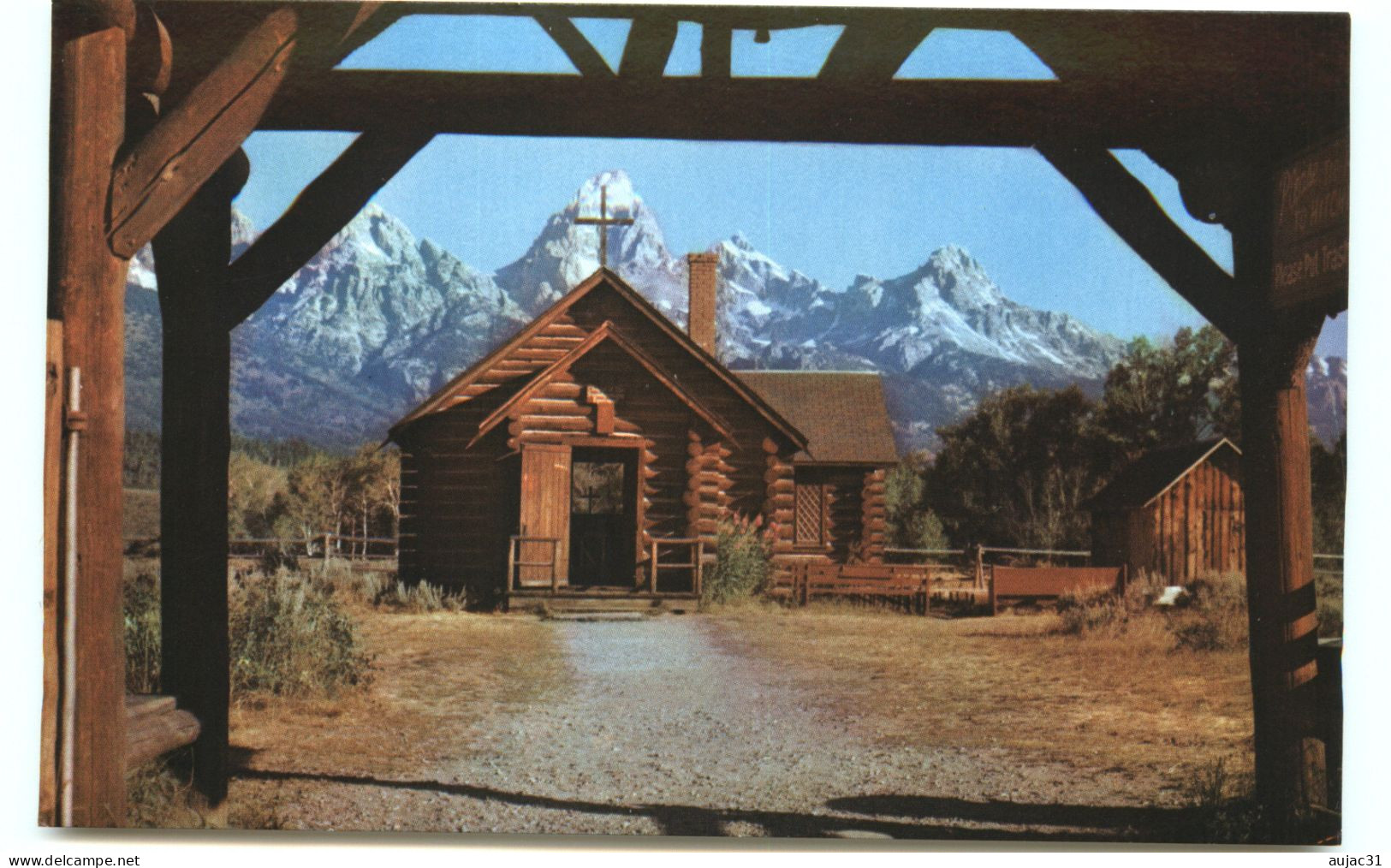 Etats-Unis - Wyoming - Chapel Of The Transfiguration - Moose - Bon état - Other & Unclassified