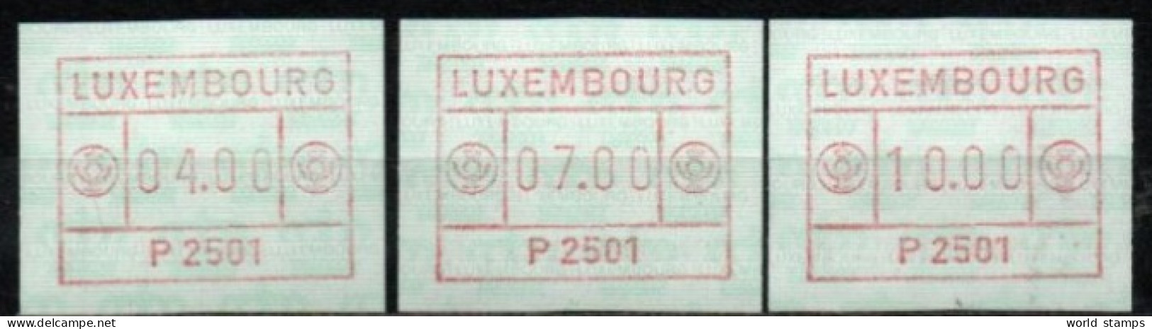 LUXEMBOURG ** - Frankeermachines (EMA)