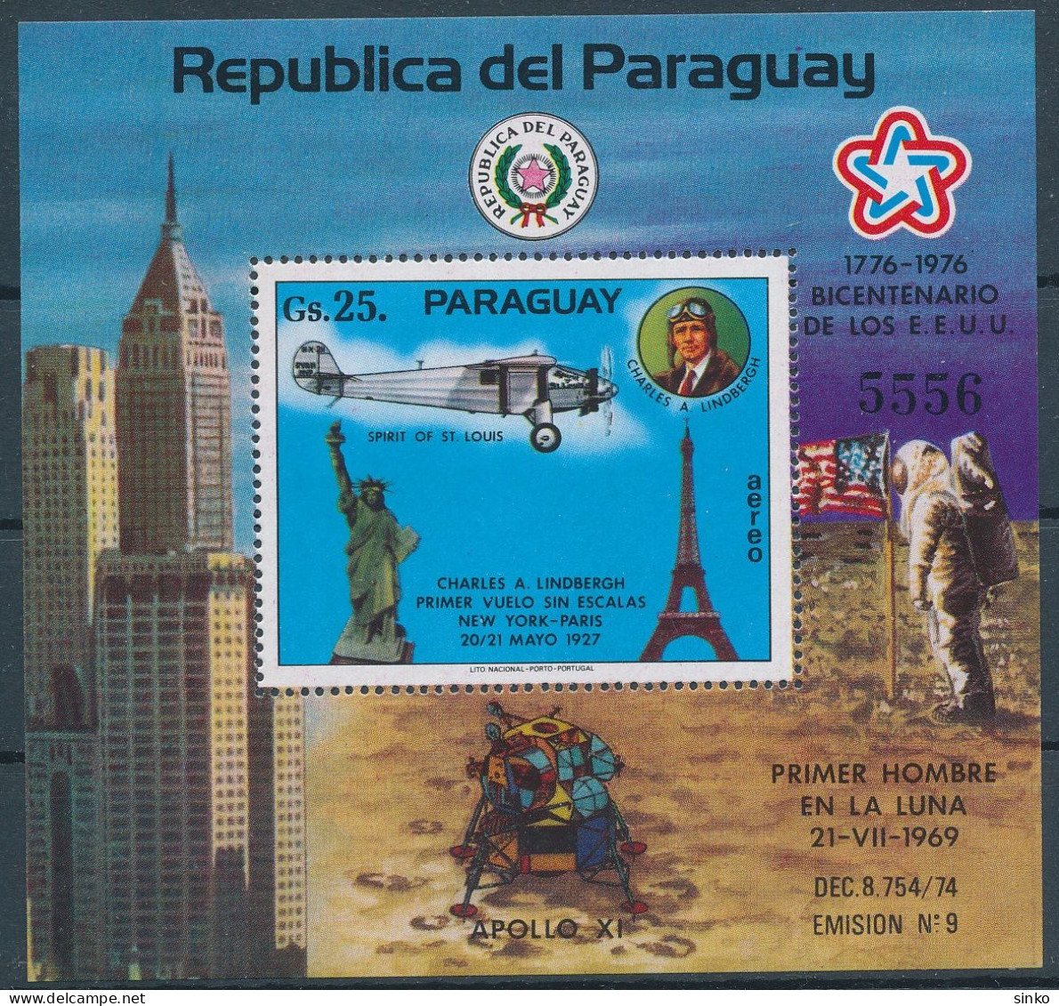 1977. Paraguay - Transport - Autres (Air)