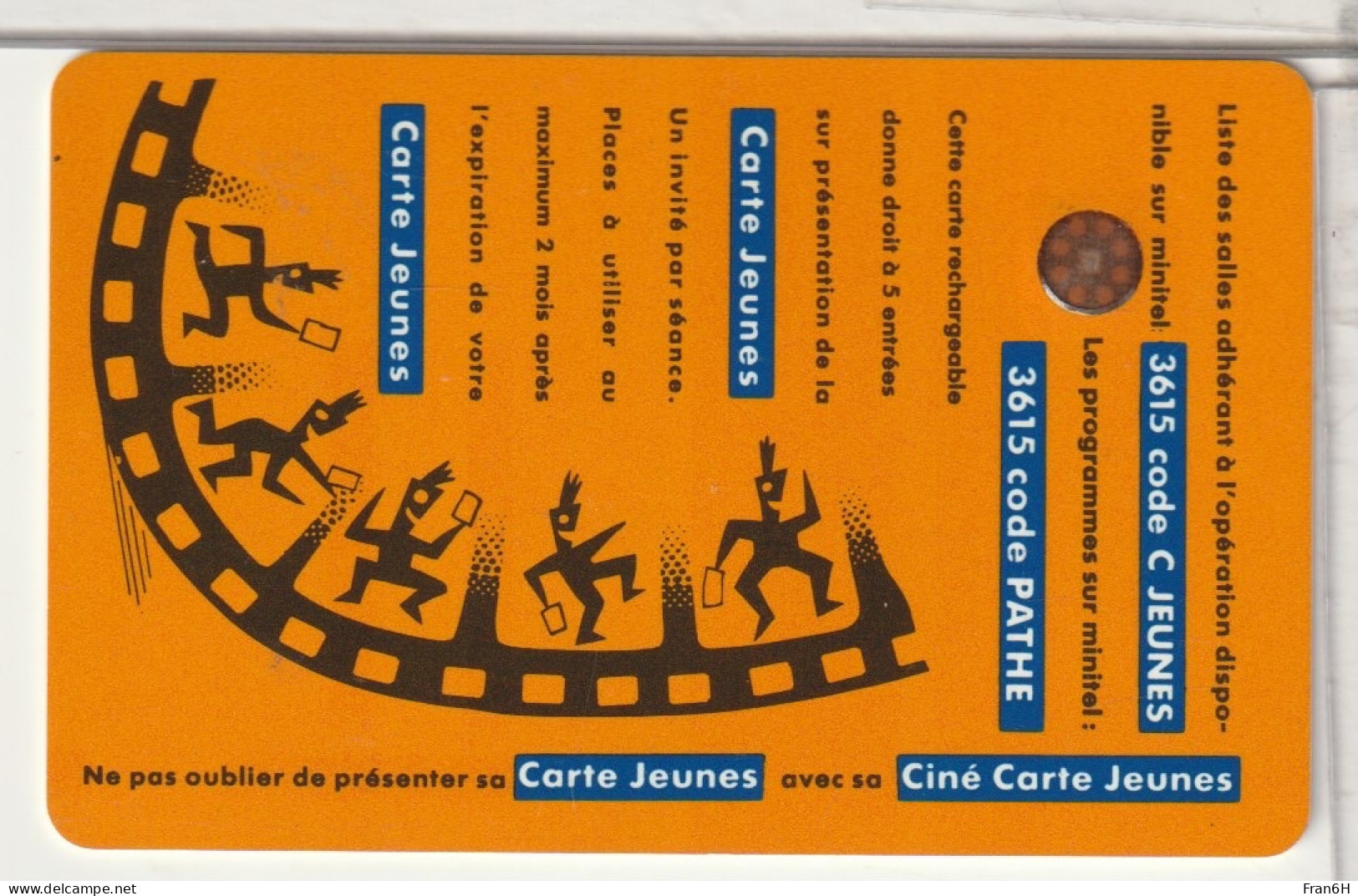 CINÉCARTE  - CINÉ CARTE JEUNES - Bioscoopkaarten