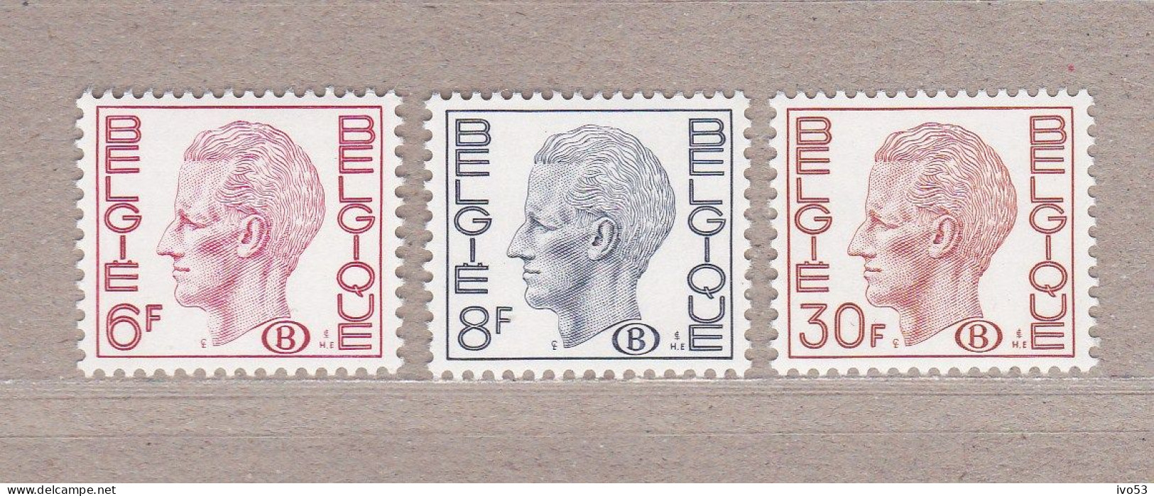 1978 Nr S77-79** Zonder Scharnier,polyvalent Papier.Koning Boudewijn. - Neufs