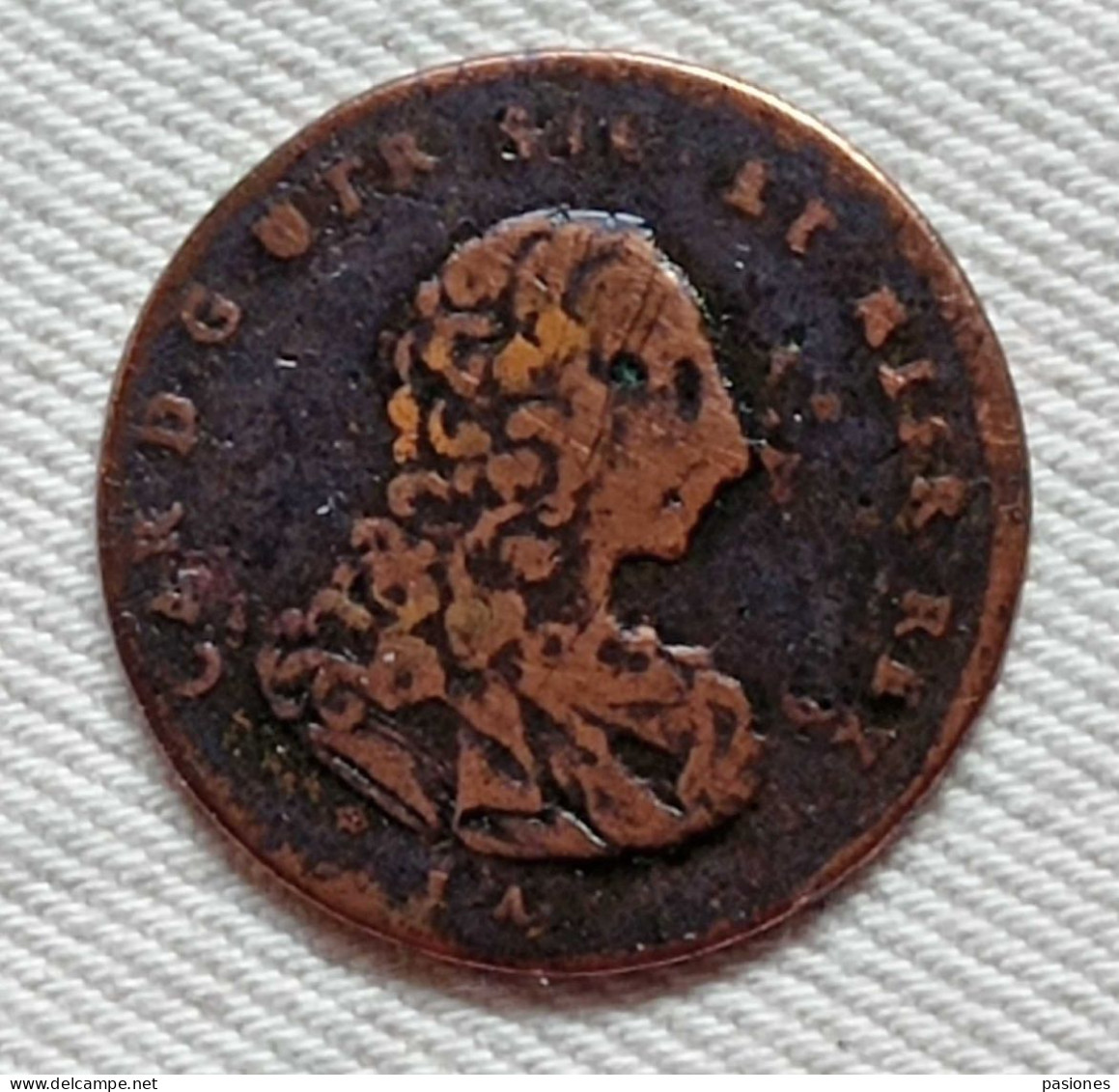 Napoli Carlo III 3 Tornesi 1756 (R) - Napels & Sicilië