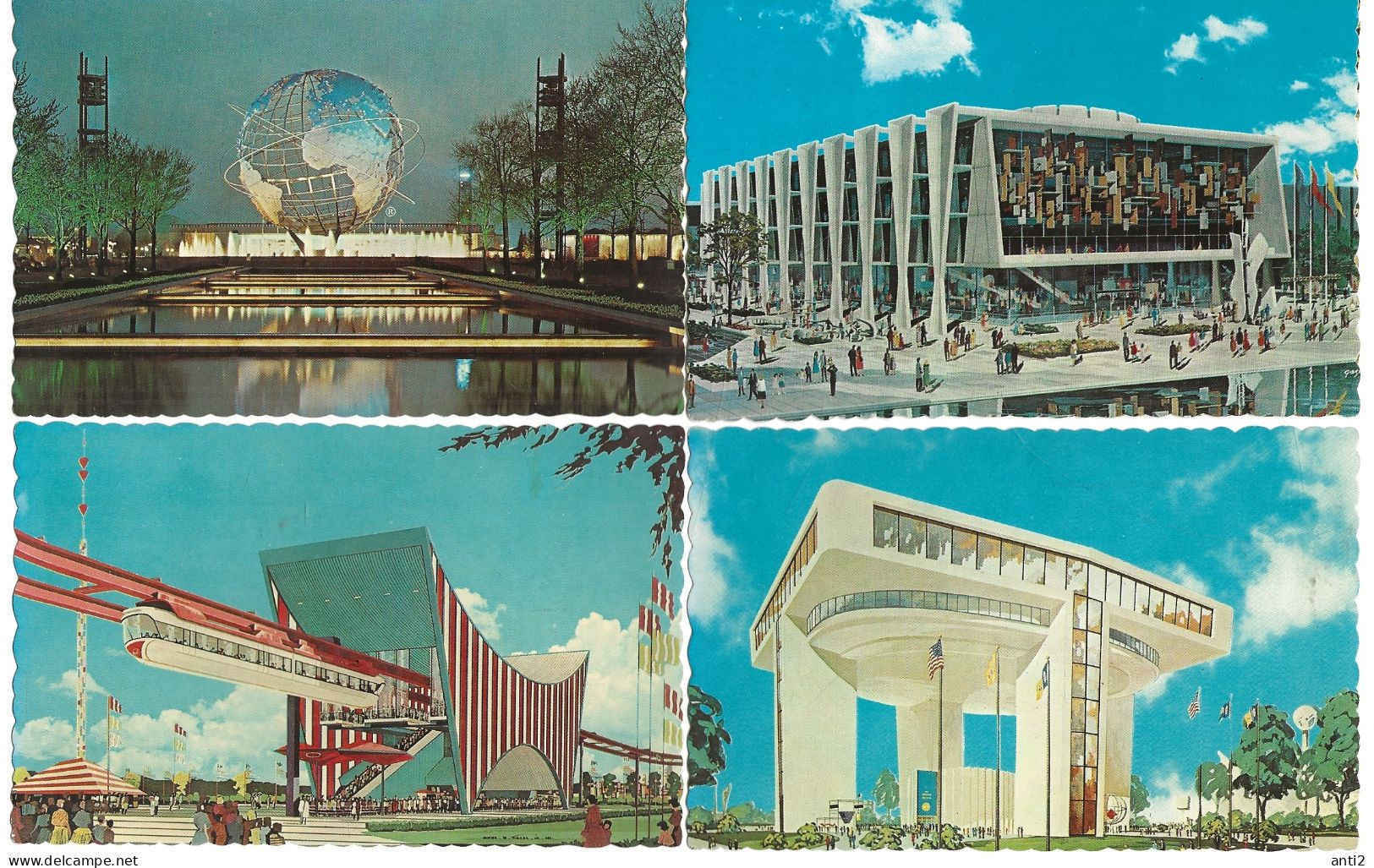 25 Pictoral Cards For New York World's Fair 1964-1965   - 25 Cards   Unused - Verzamelingen