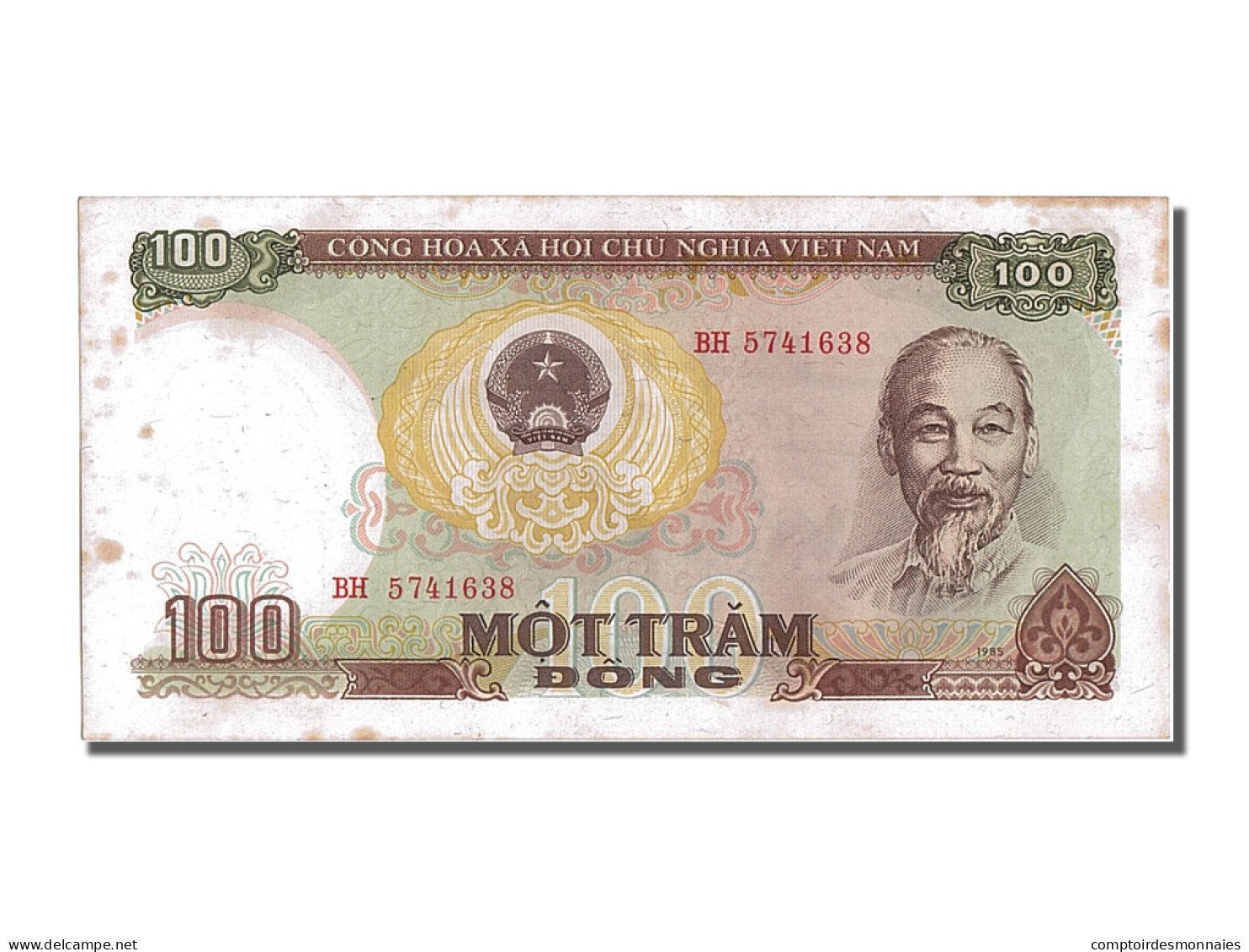 Billet, Viet Nam, 100 Dông, 1985, SUP - Viêt-Nam