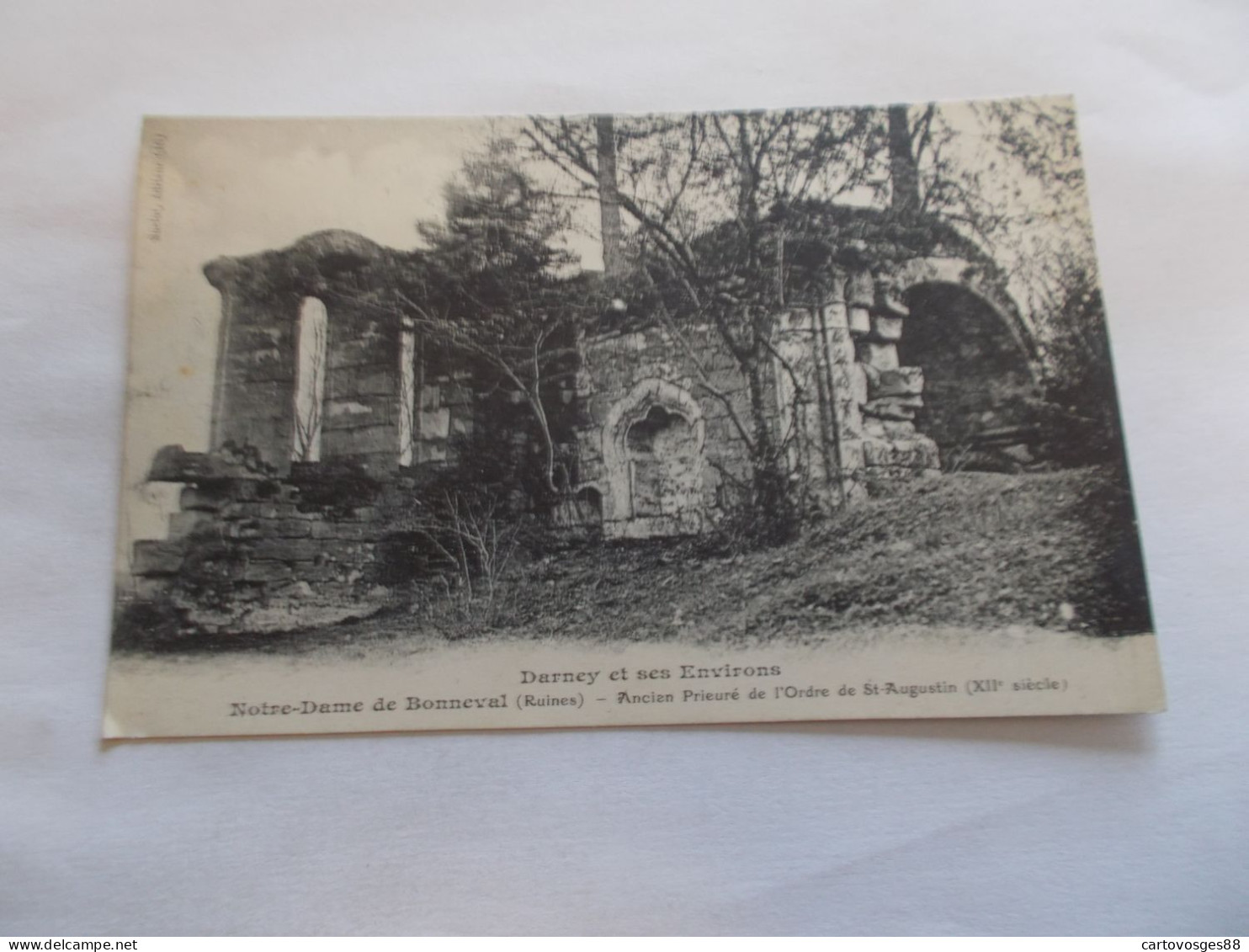 DARNEY  ET SES ENVIRONS   ( 88 Vosges ) NOTRE DAME DE BONNEVAL RUINES ANCIEN PRIEURE ORDRE DE ST AUGUSTIN - Darney