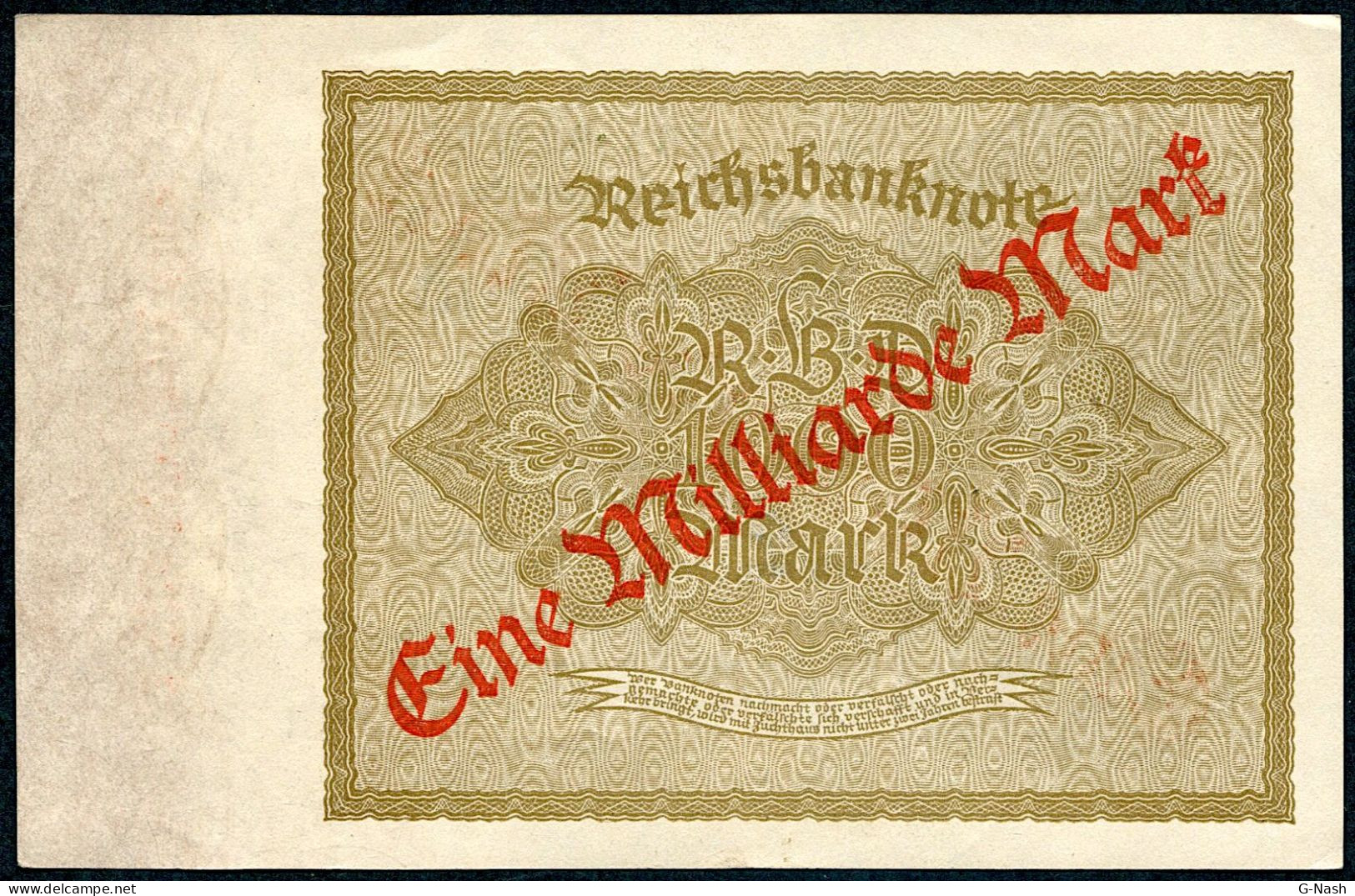 ALLEMAGNE - 1000 Marks (1922) - Billet Usagé - Other & Unclassified