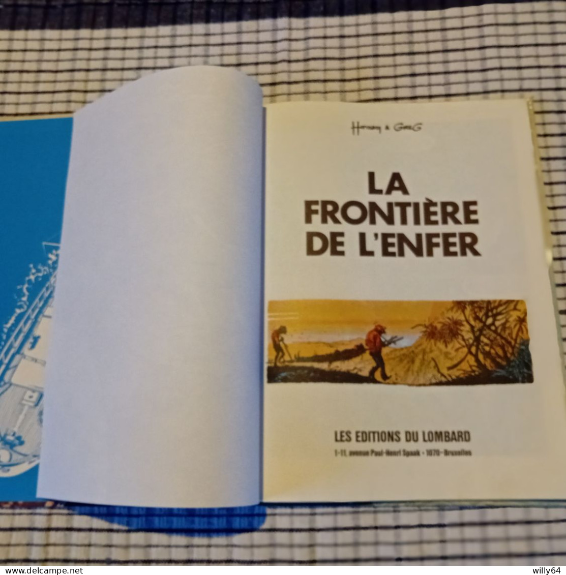 BERNARD PRINCE   " La Frontière De L'enfer "  Réédition 1970  LE LOMBARD   Bon Etat - Bruno Brazil