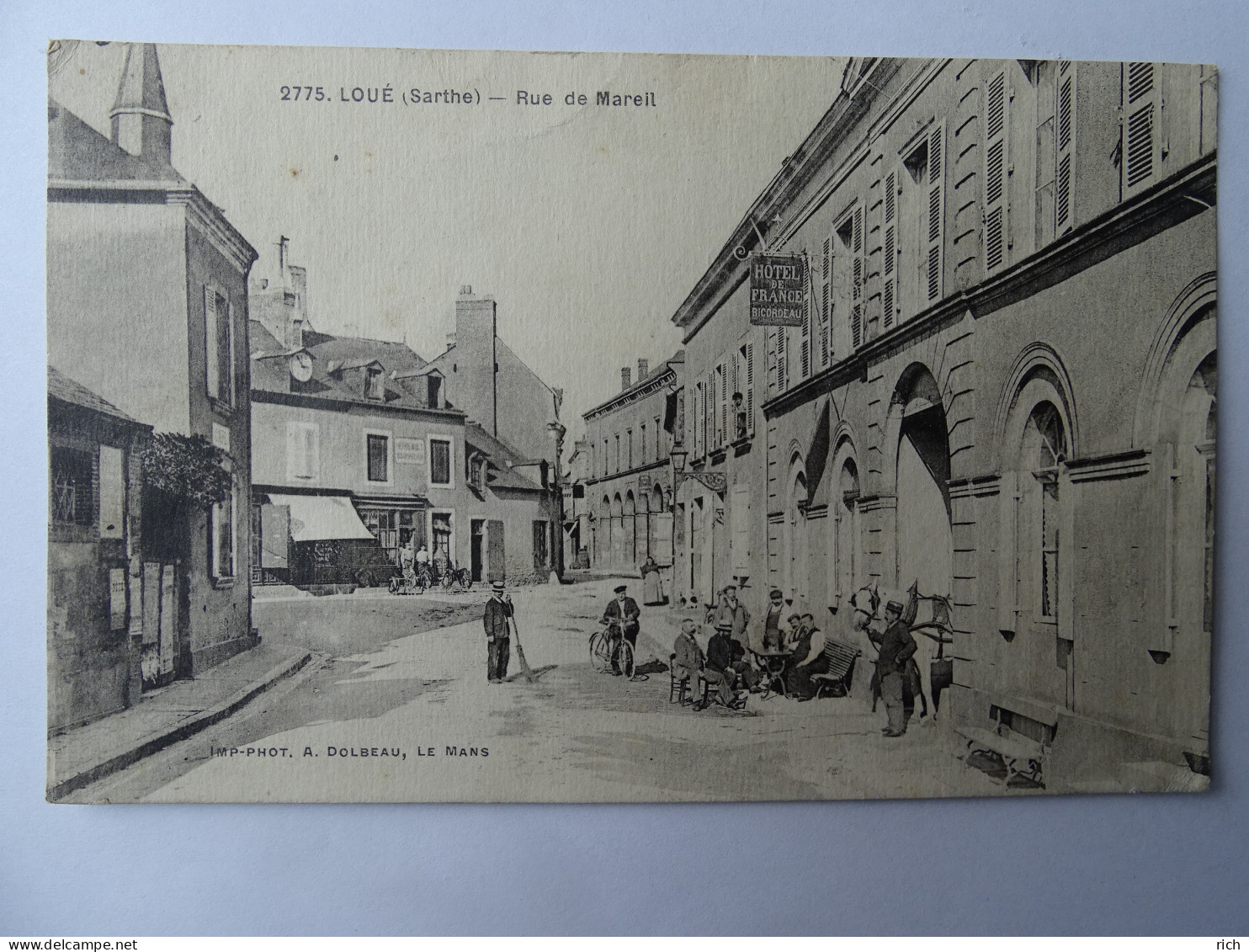 CPA 72  Sarthe - LOUE - Rue De Mareil - Loue